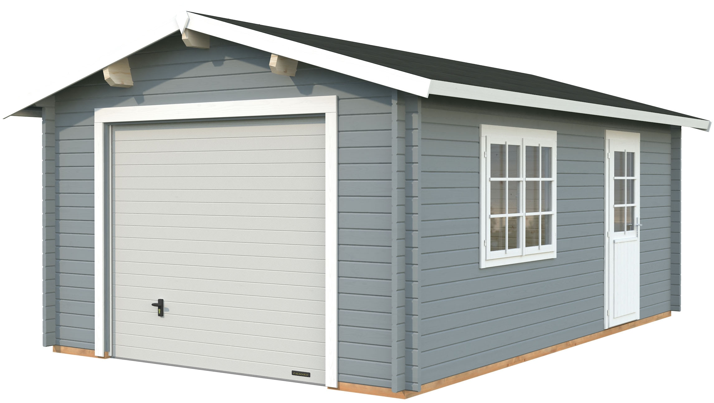 Palmako Garage "Roger, mit Sektionaltor" BxTxH: 426x598x276 cm