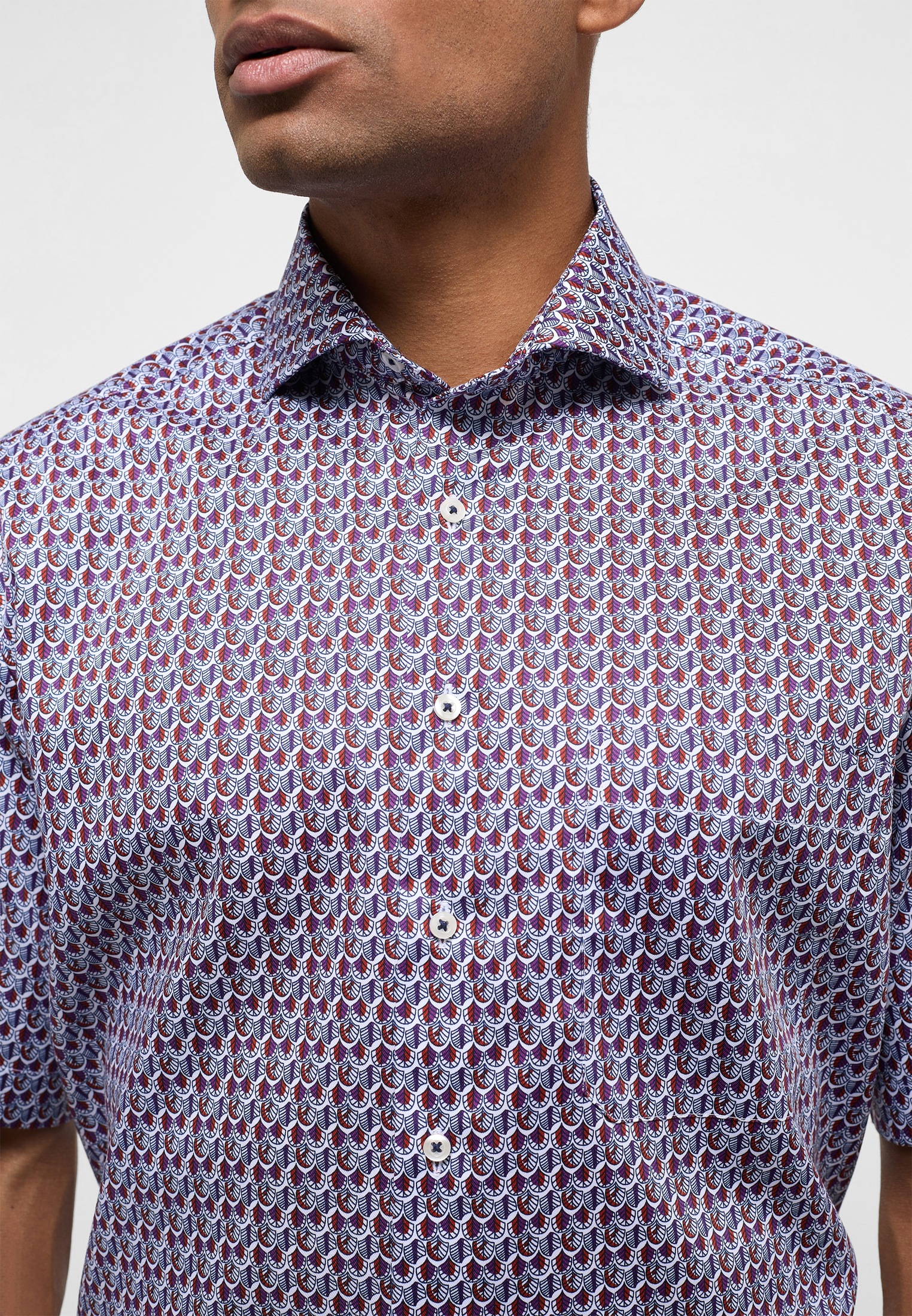 Thumbnail - Eterna Kurzarmhemd "COMFORT FIT" NON IRON (bügelfrei)