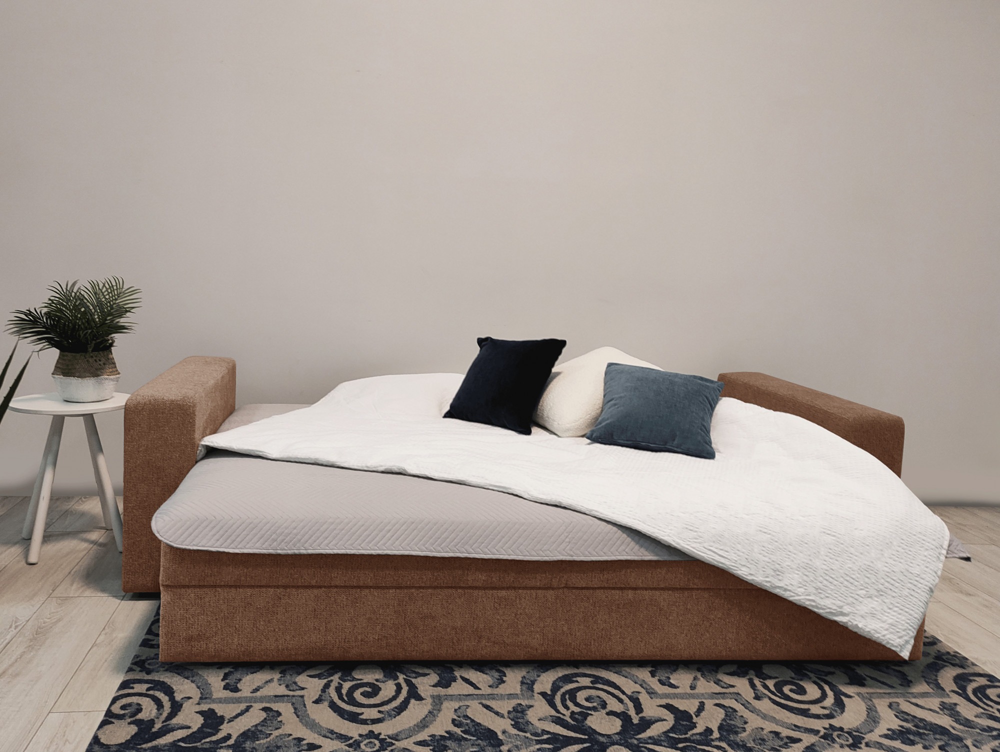 Home affaire Schlafsofa »Calrence«, mit aufklappbarer Bettfunktion, zwei Armlehnevarianten in der Serie