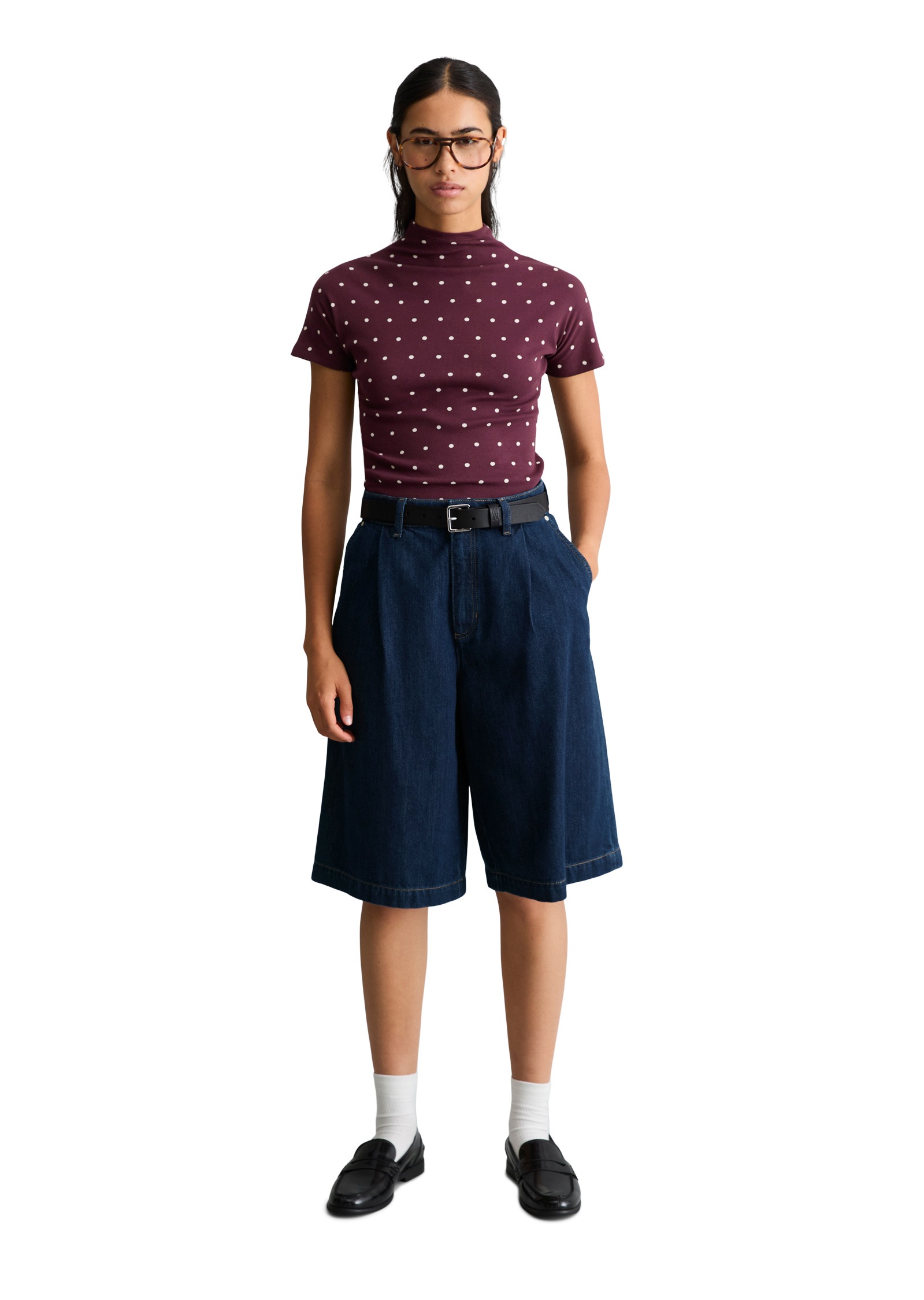 Marc O'Polo DENIM Shorts »made with Orange Fiber«