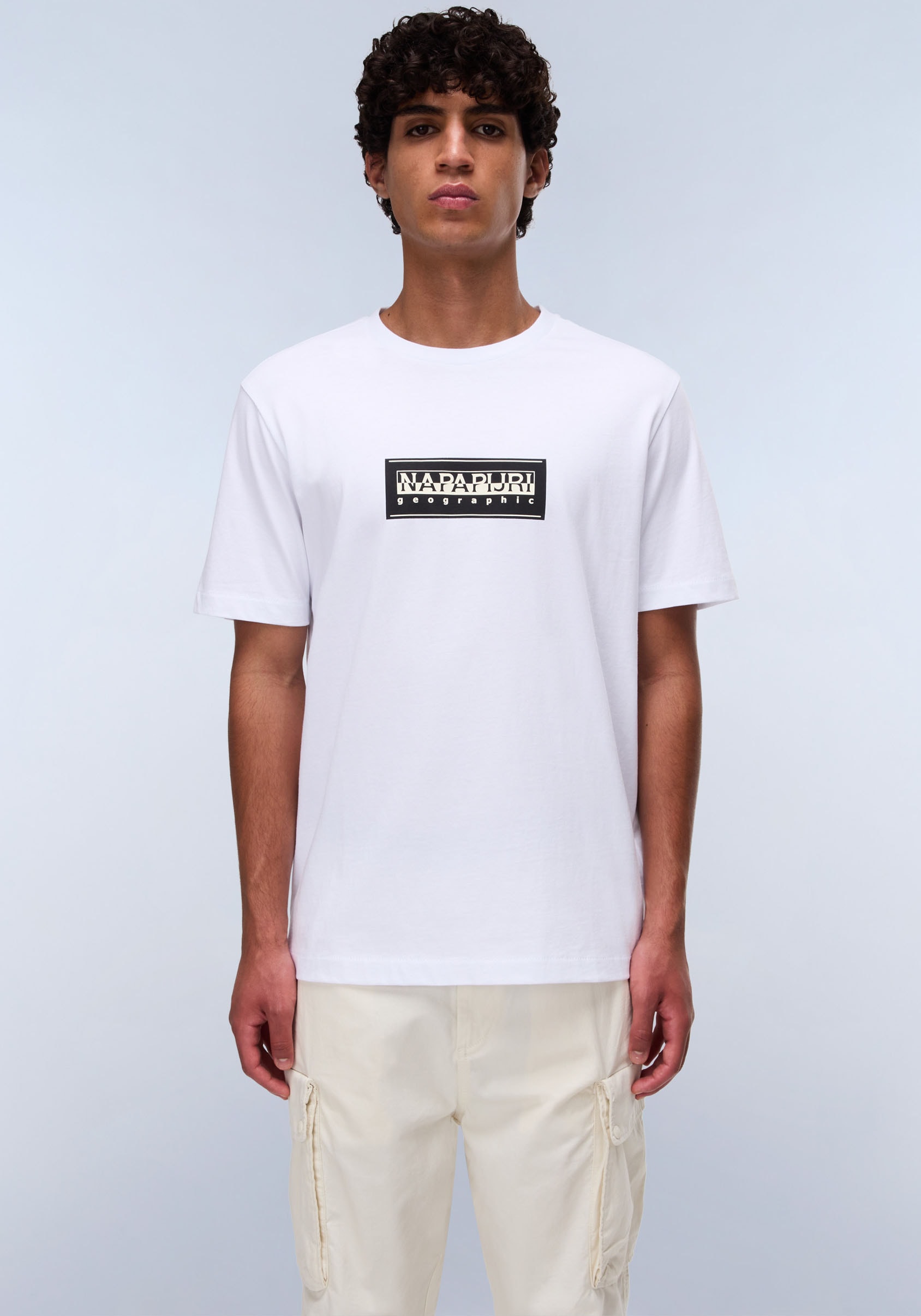 Napapijri T-Shirt "S-BOX LOGO", mit Silikonprint günstig online kaufen