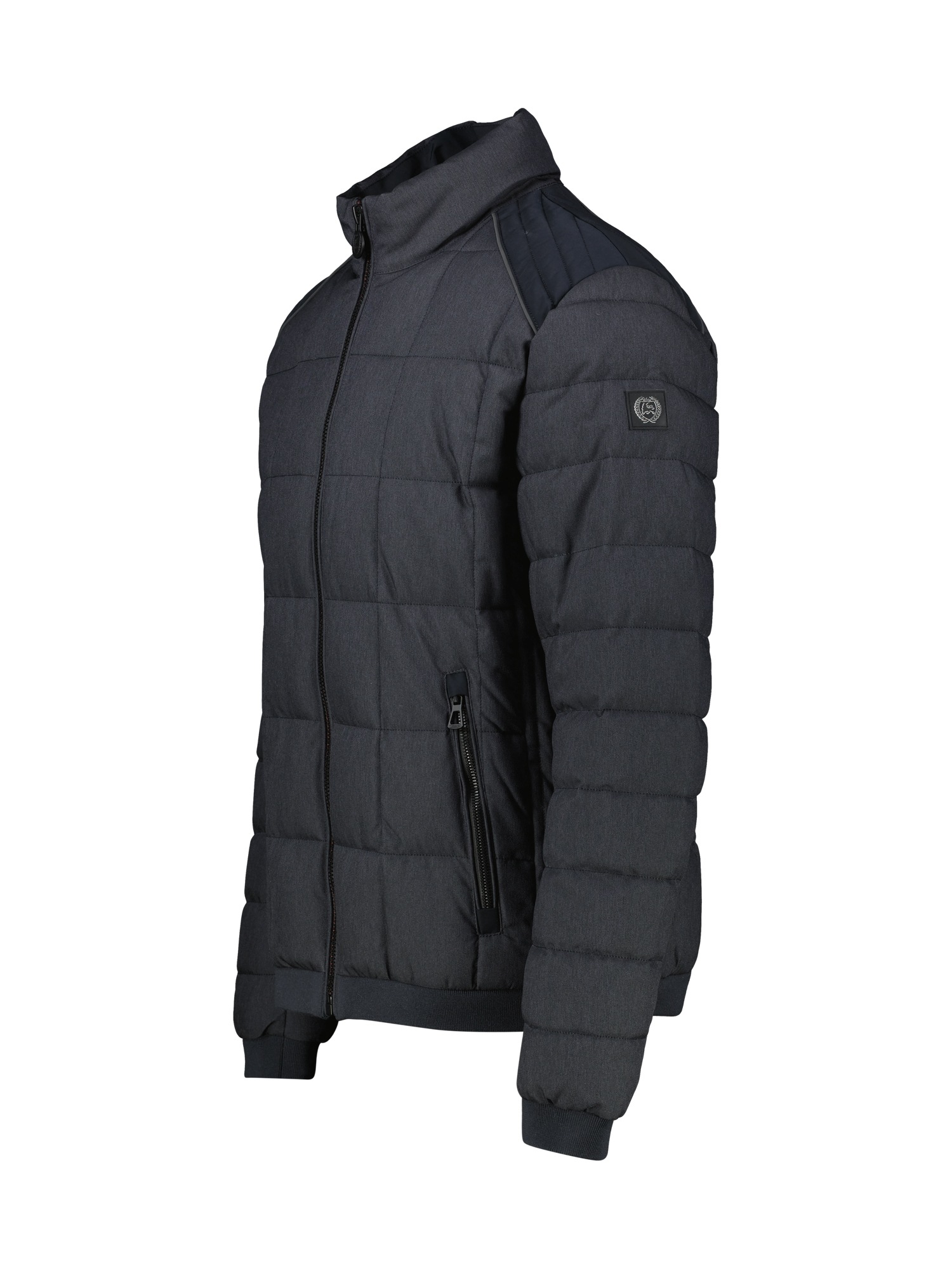 LERROS Steppjacke »LERROS Steppjacke in Woll-Optik«, ohne Kapuze, Wasser- und windabweisend, atmungsaktiv