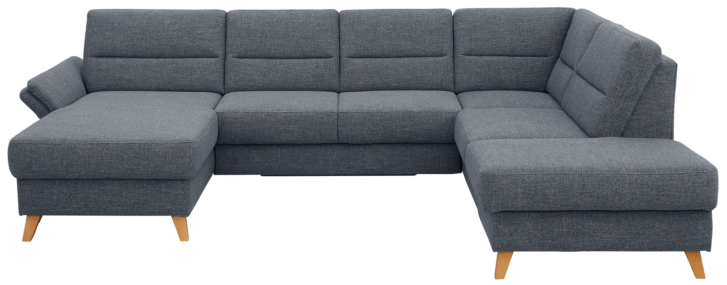 Home affaire Wohnlandschaft "Westerland U-Form" Federkern, wahlweise Bettfu günstig online kaufen