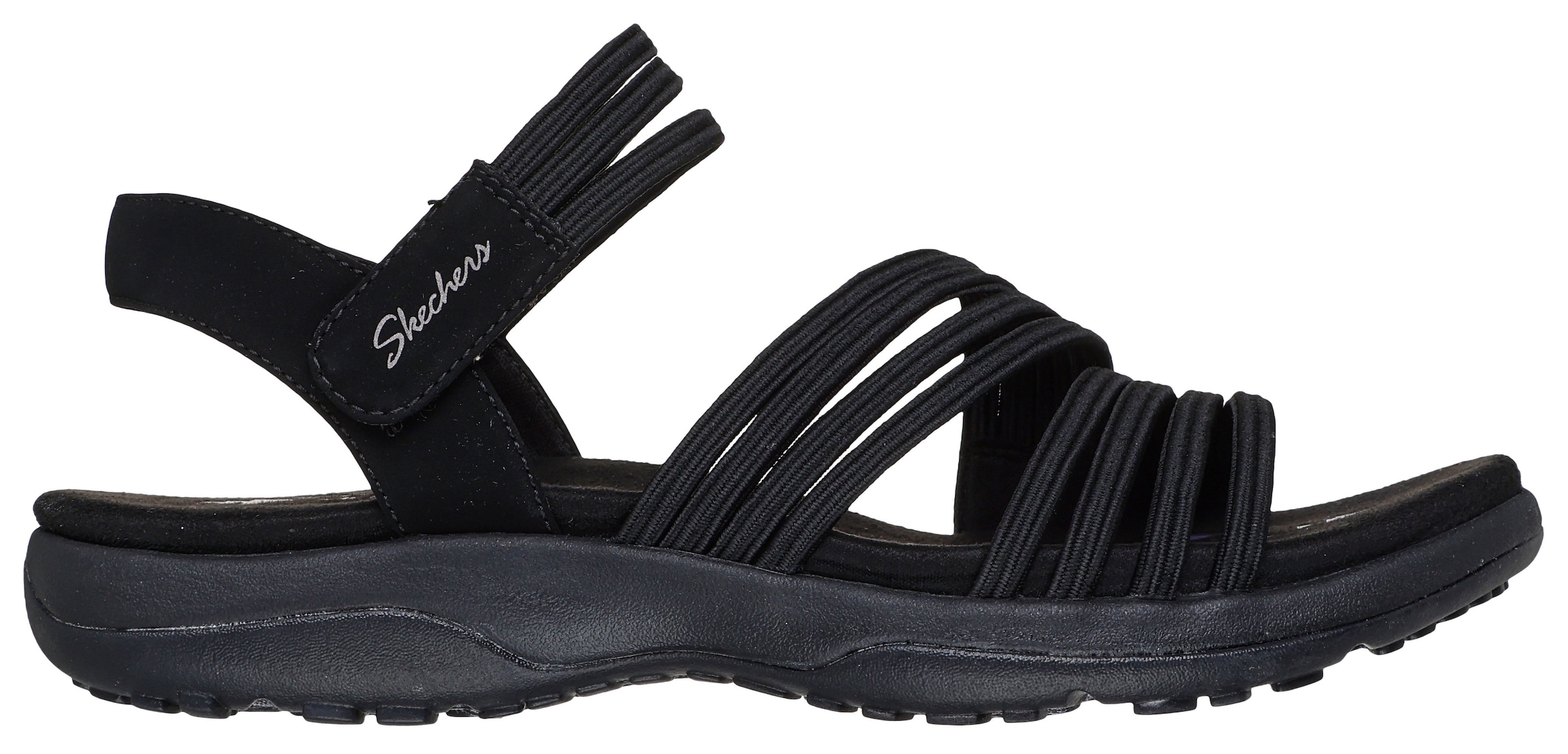 Skechers Sandale »REGGAE SLIM«, Sommerschuh, Trekking Sandale mit praktischem Klettverschluss