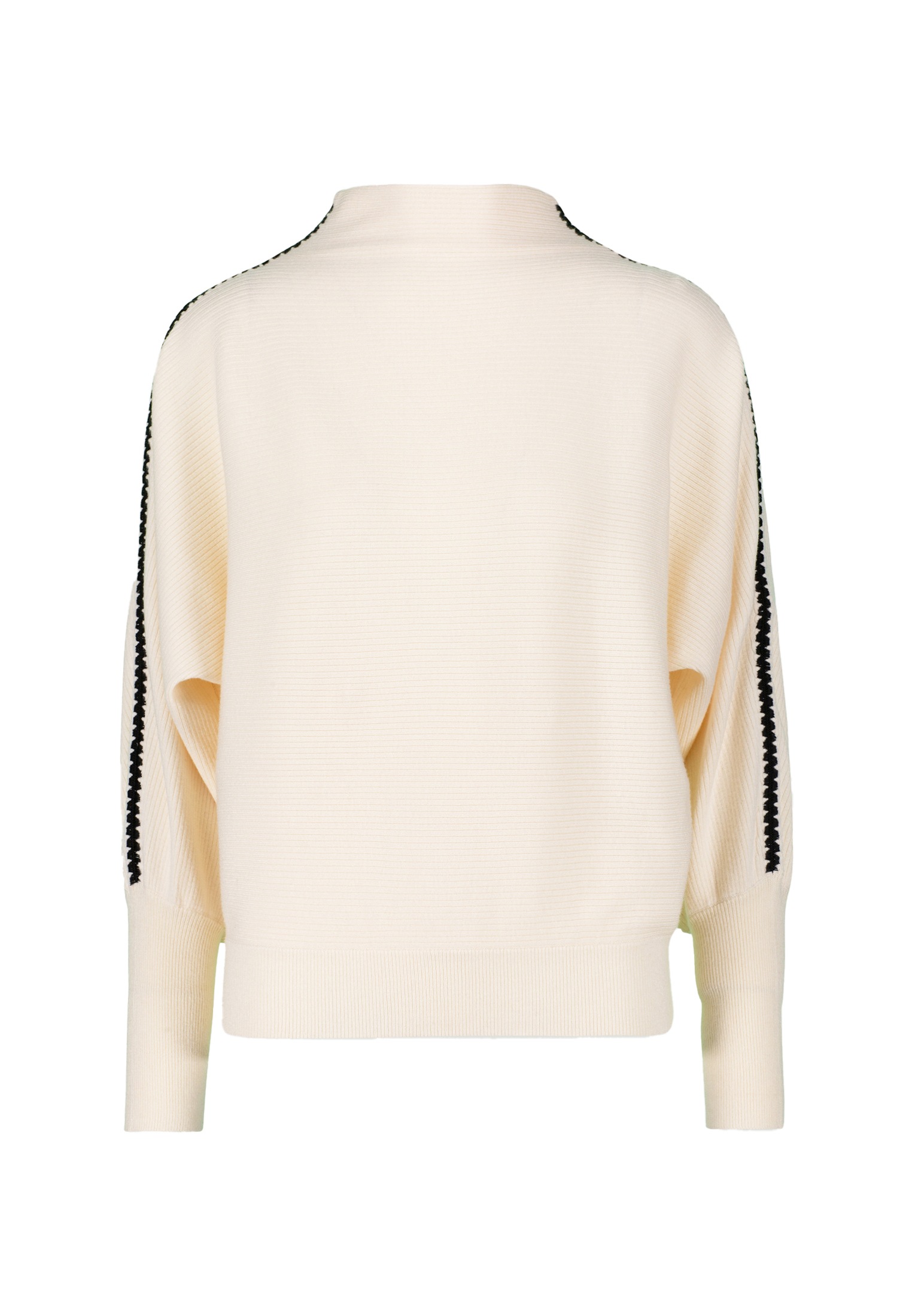 Zero Strickpullover »zero Pullover mit Kontraststreifen«, (1 tlg.), weiteres Detail