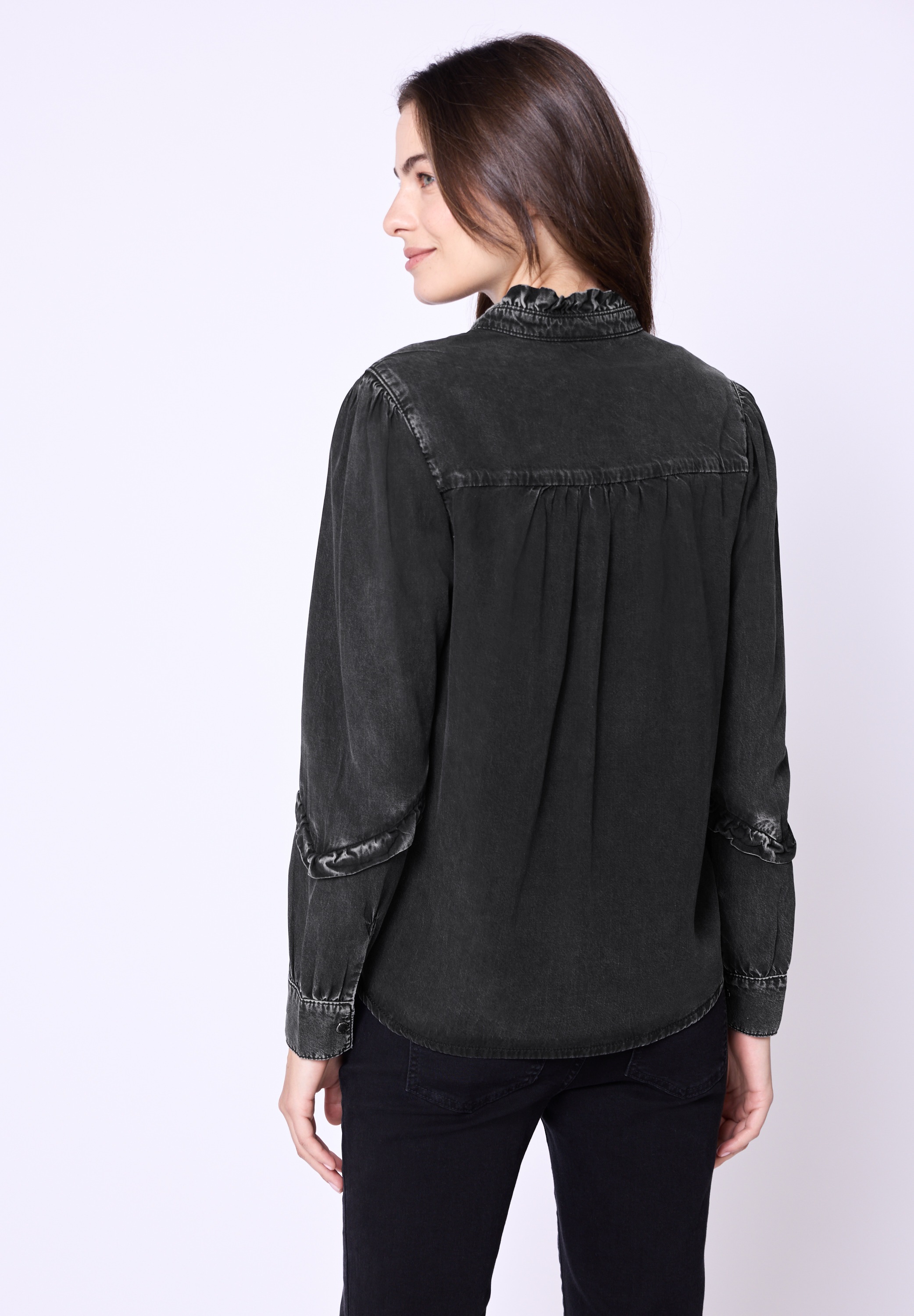 STREET ONE STUDIO Langarmbluse mit Stehkragen günstig online kaufen