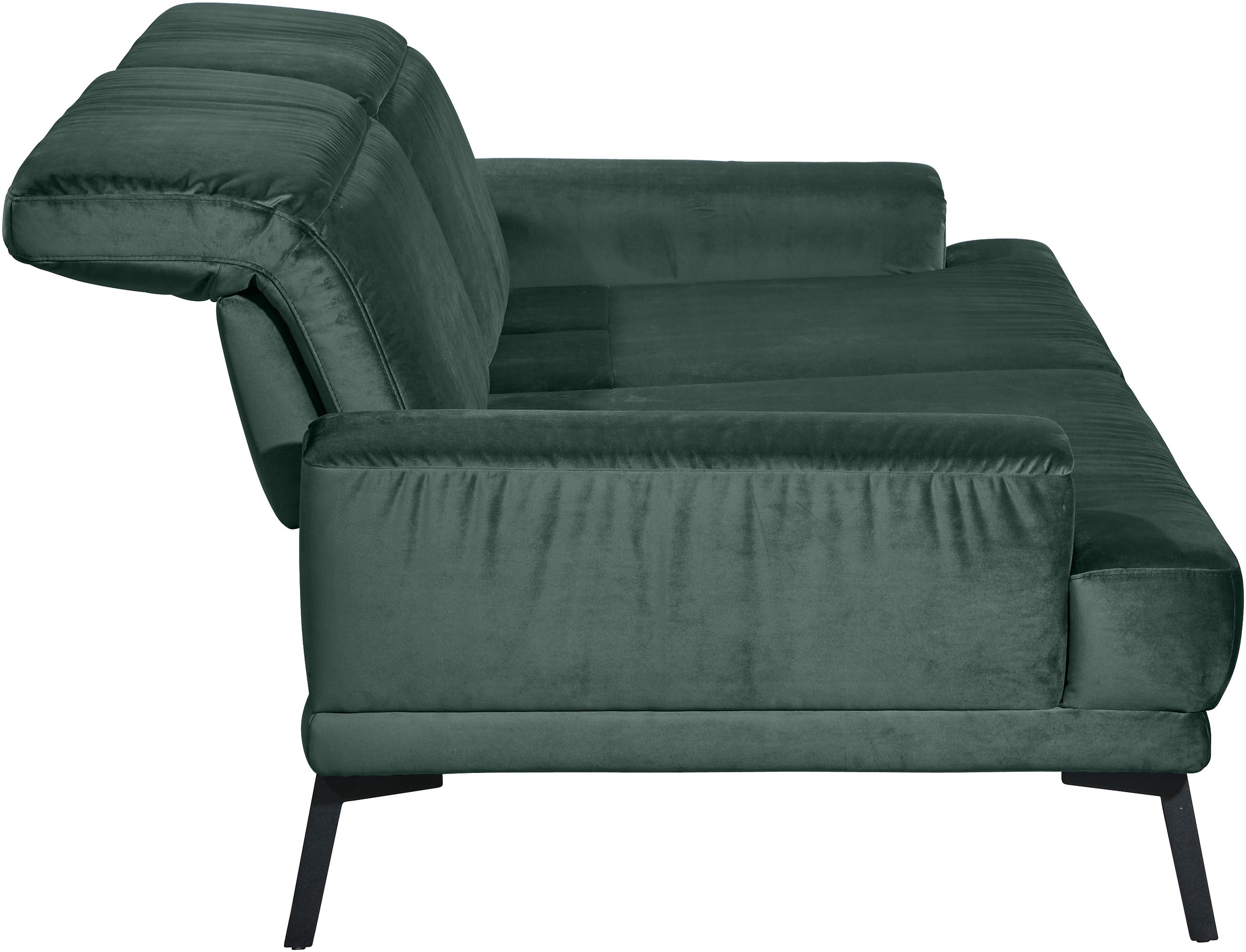 Musterring 2-Sitzer »MR 4580«, inkl. Kopf- und Sitztiefenverstellung, Fuß schwarz, B198 x T103 cm