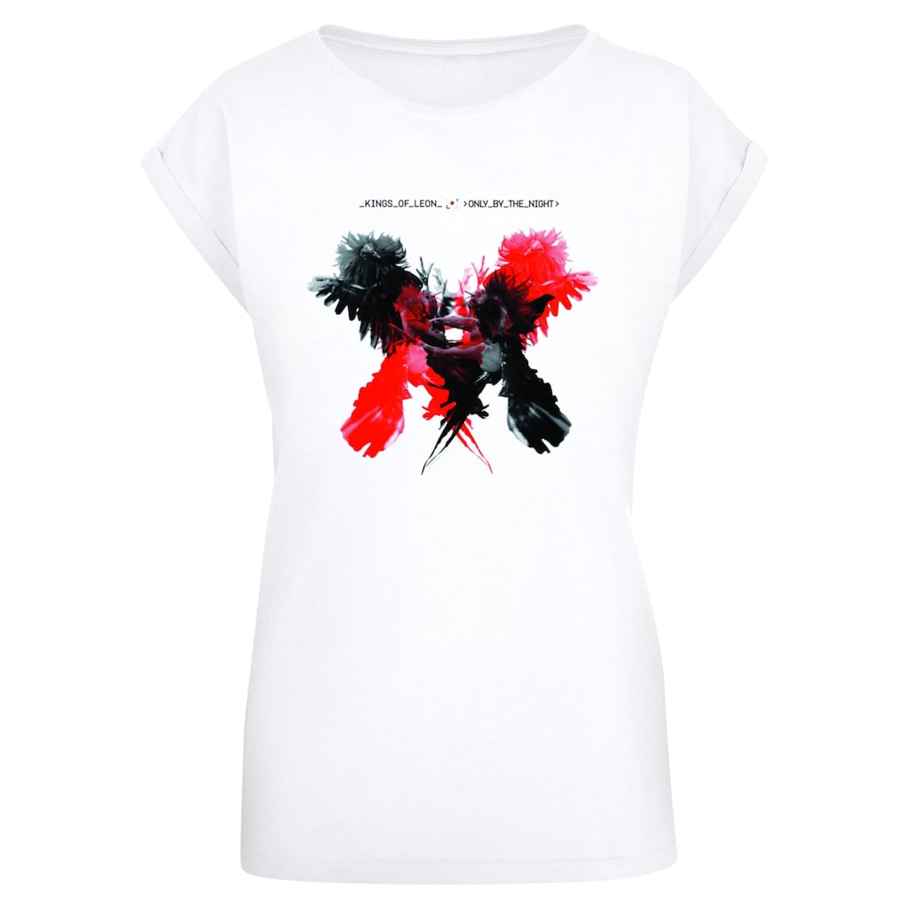 Merchcode T-Shirt »Merchcode Damen Ladies Kings Of Leon - OBTN cover T-Shirt«, (1 tlg.)