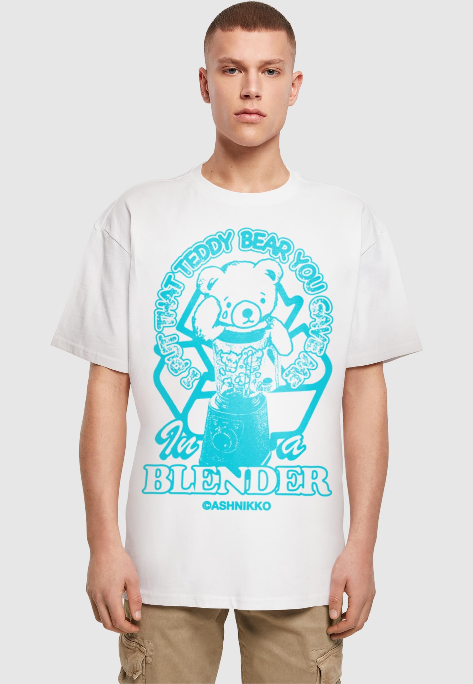 Merchcode T-Shirt »Merchcode Ashnikko - Blender Oversized Tee«, (1 tlg.)