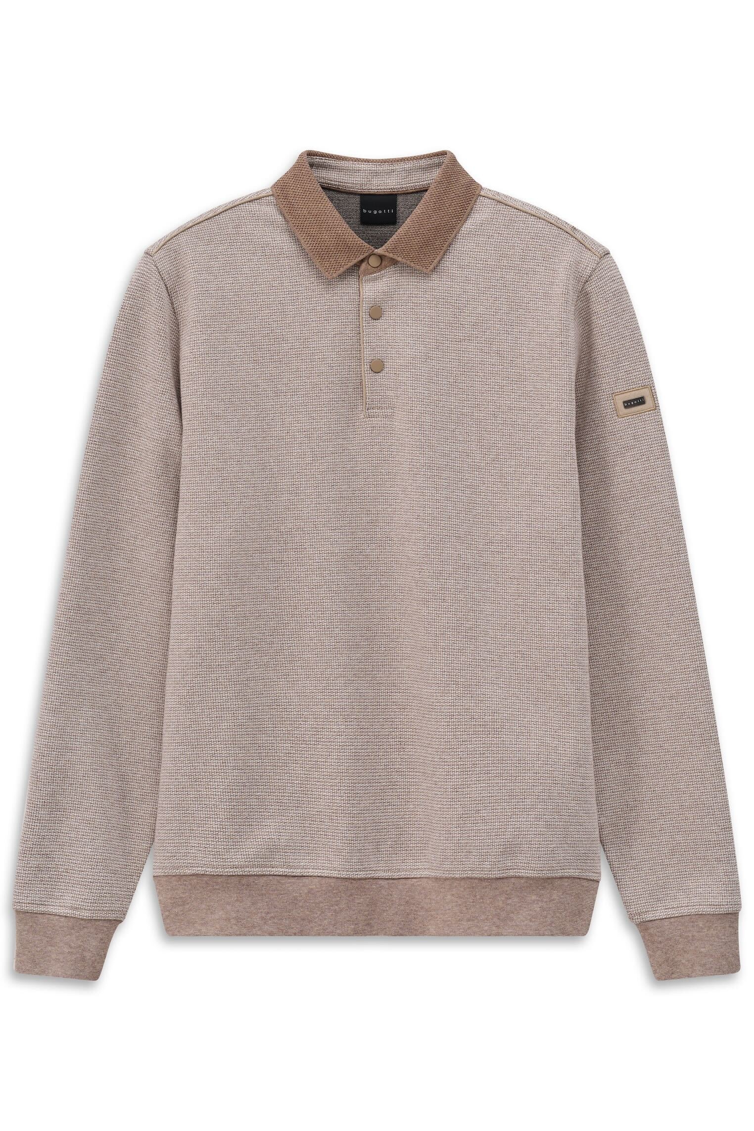 Thumbnail - bugatti Polokragenpullover "Modern Fit" mit Druckknöpfen