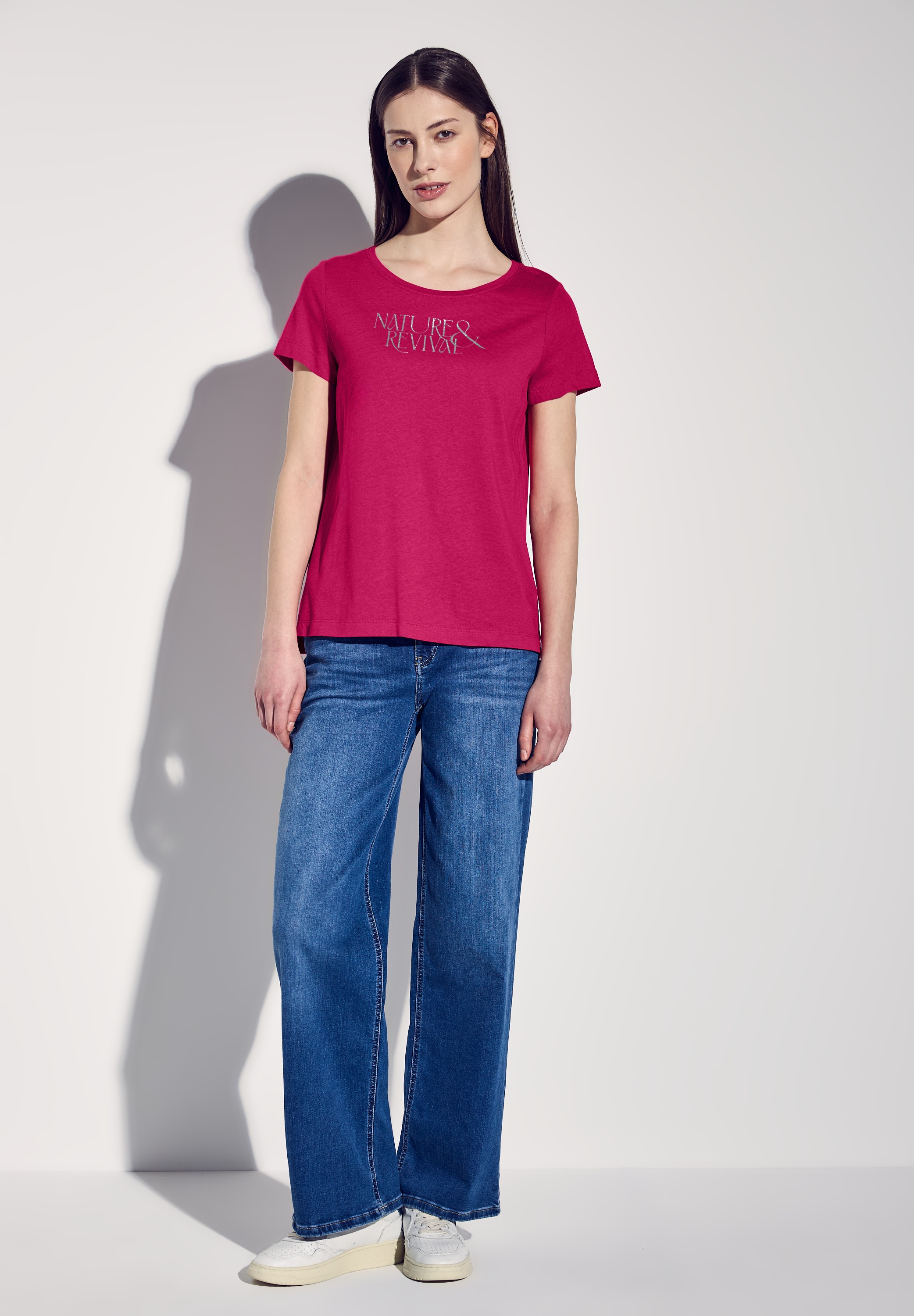 STREET ONE T-Shirt, im soften Baumwoll-Mix