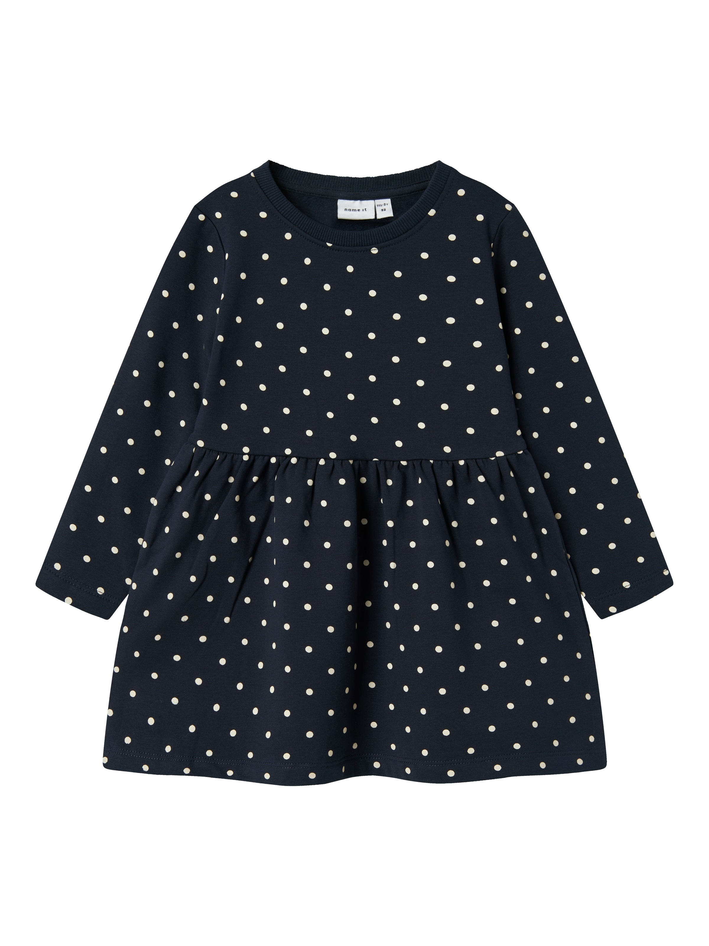 Name It Sweatkleid »NMFDAVINA LS SWEAT BRU DRESS NOOS«, im tollen Alloverprint