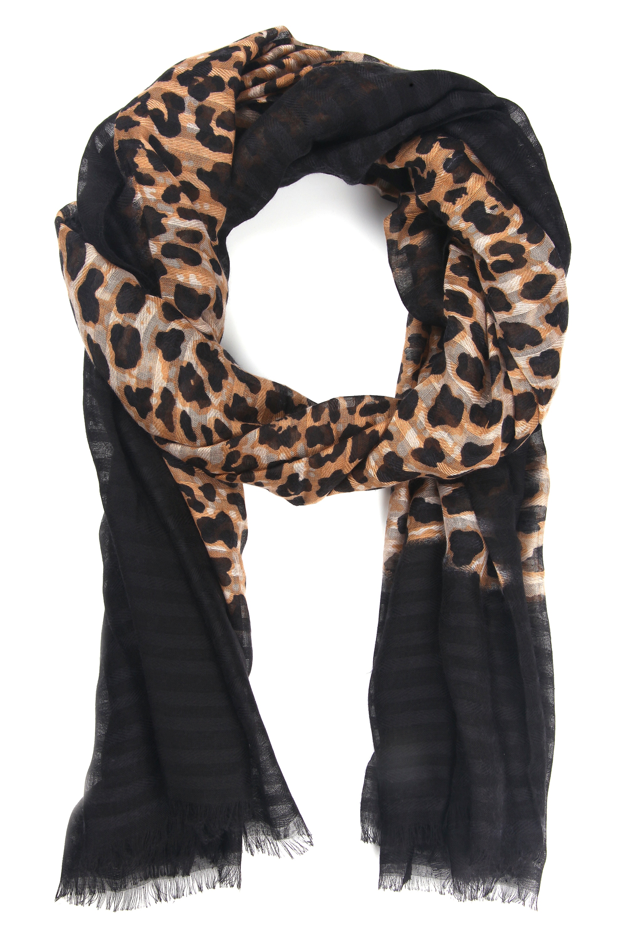 COLLEZIONE ALESSANDRO 1100000002199 "Aurea" 1 Stk. mit Leopardenmuster und schwarzer Umrandung