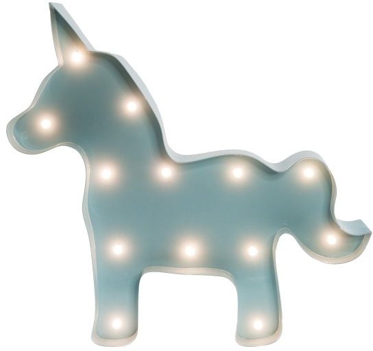MARQUEE LIGHTS LED Dekolicht »Unicorn«, 13 flammig-flammig, Wand-Tischlampe Unicorn 13 festverbauten LEDs - 23x23 cm