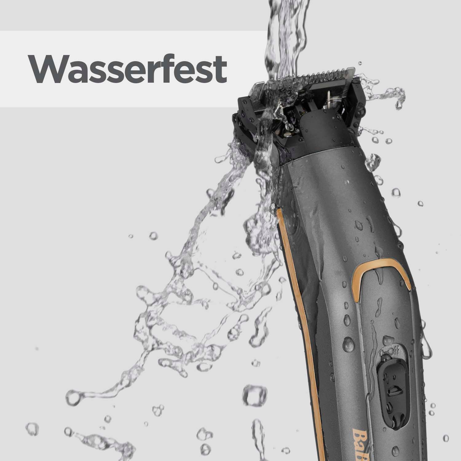 BaByliss Multifunktionstrimmer »Graphite Multi Trimmer MT987E«, 5 Aufsätze, Langlebige Graphit-Klinge, 12-in-1 Funktionr