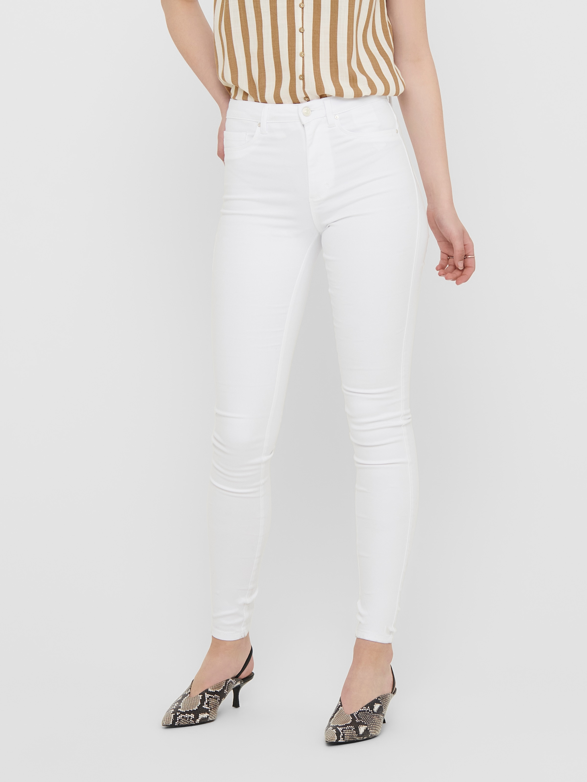 ONLY Skinny-fit-Jeans "ONLROYAL – Stretch-Denim mit hohem Bund für optimale günstig online kaufen