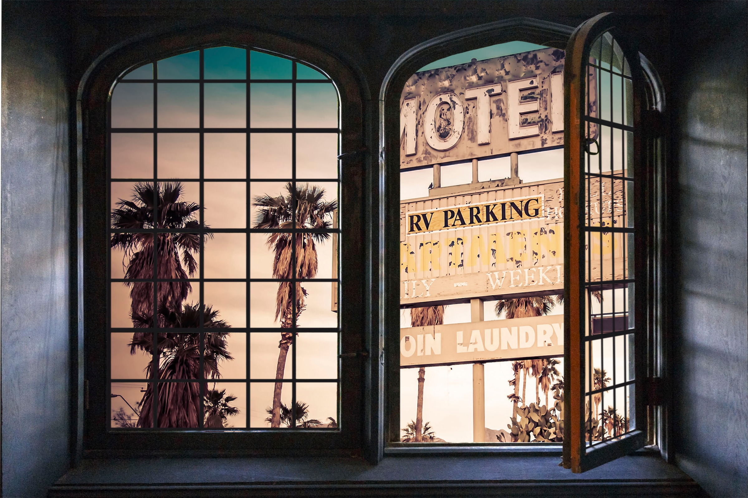 queence Wandsticker »Motel«