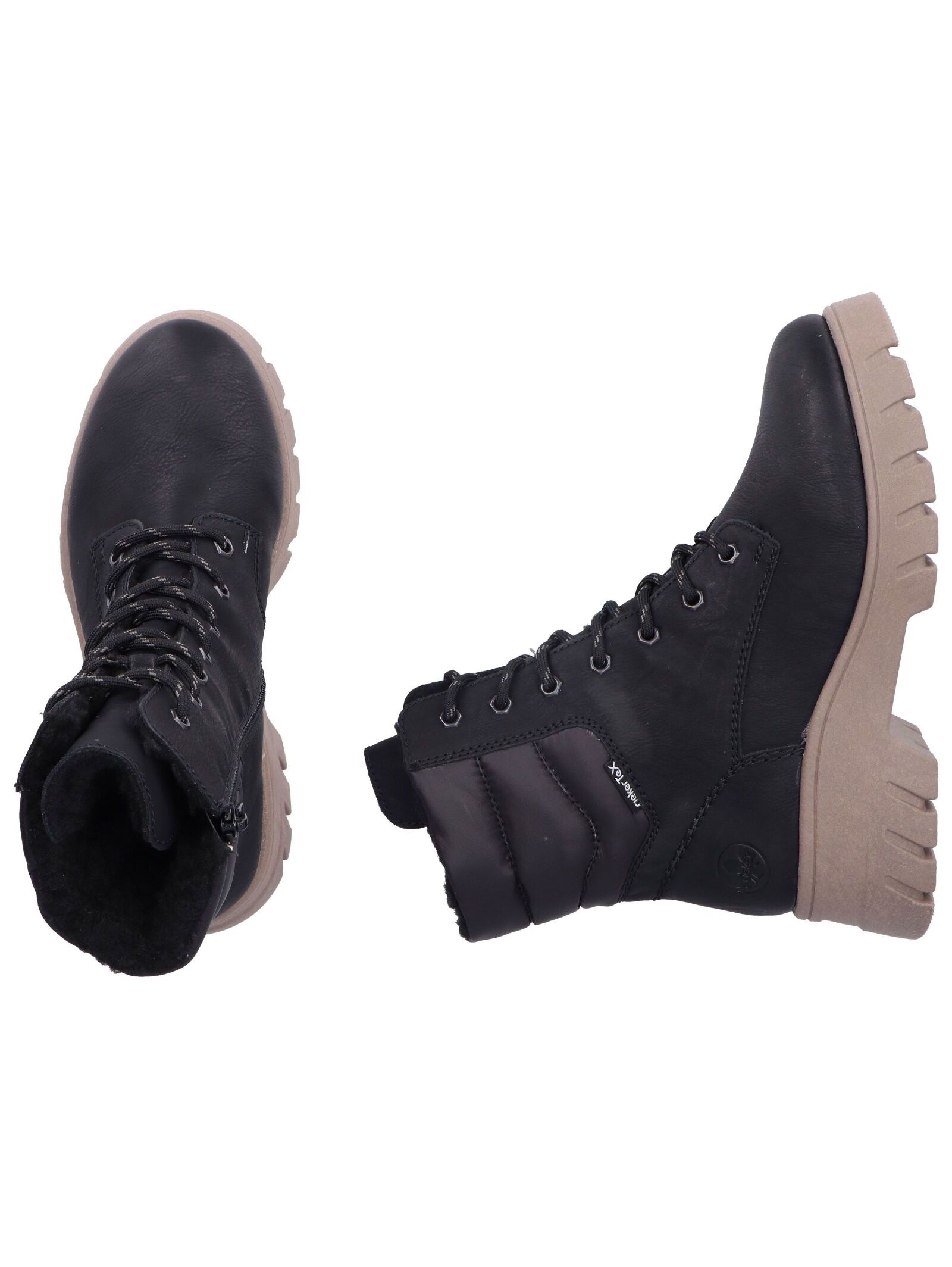 Rieker Schnürstiefel »Rieker Stiefel Lederimitat/Textil«