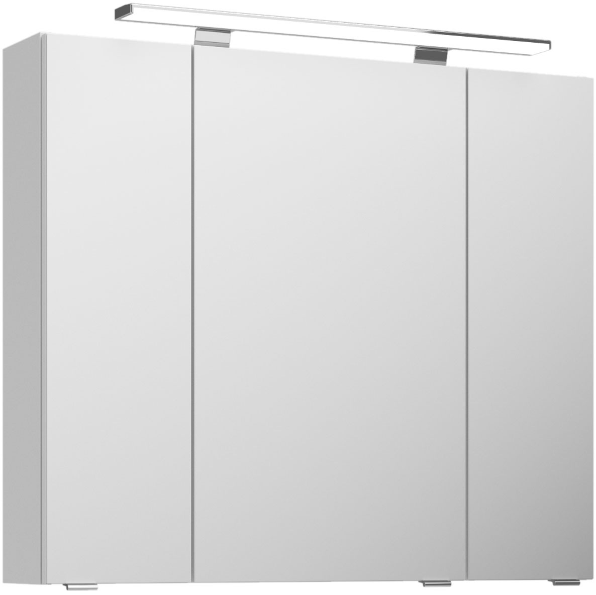 Saphir Badmöbel-Set »Serie 4010 5-teilig Keramik-Waschtisch mit LED-Spiegelschrank«, (Set), Bad Set mit Unterschrank, Hängeschrank, Midischrank, inkl. Türdämpfer