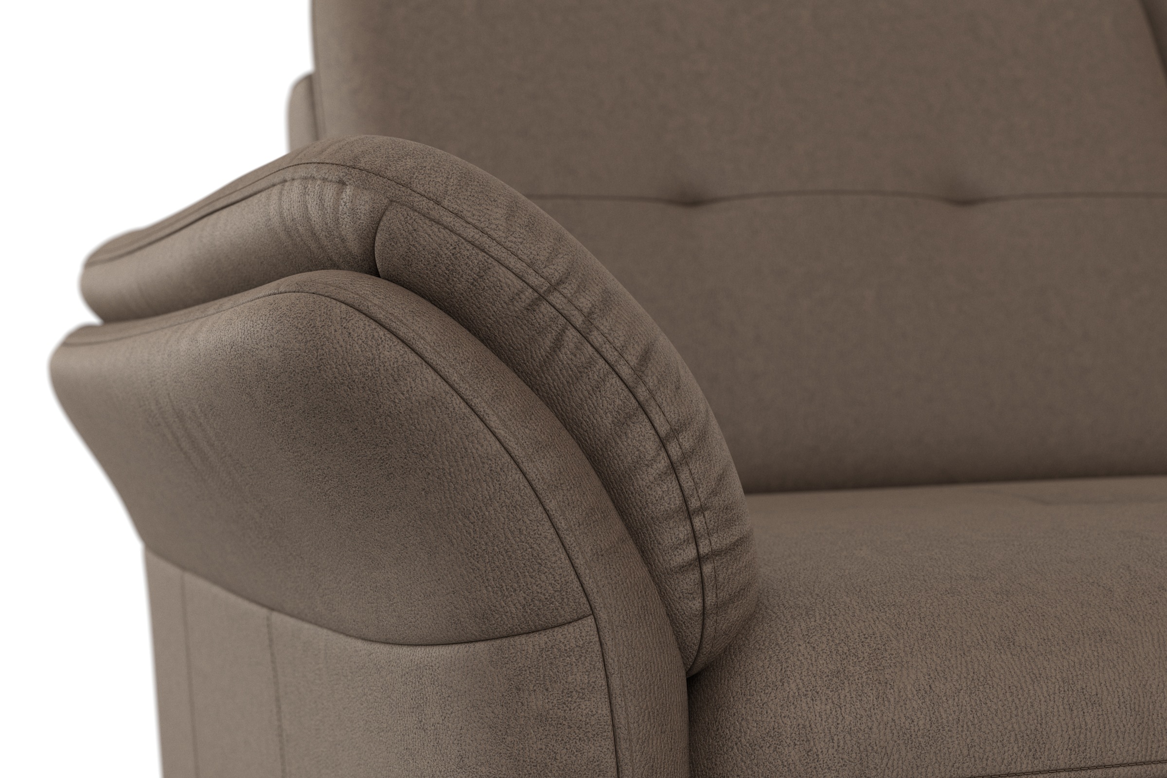 sit&more 3-Sitzer »Göteborg«, inklusive Sitztiefenverstellung und Federkern