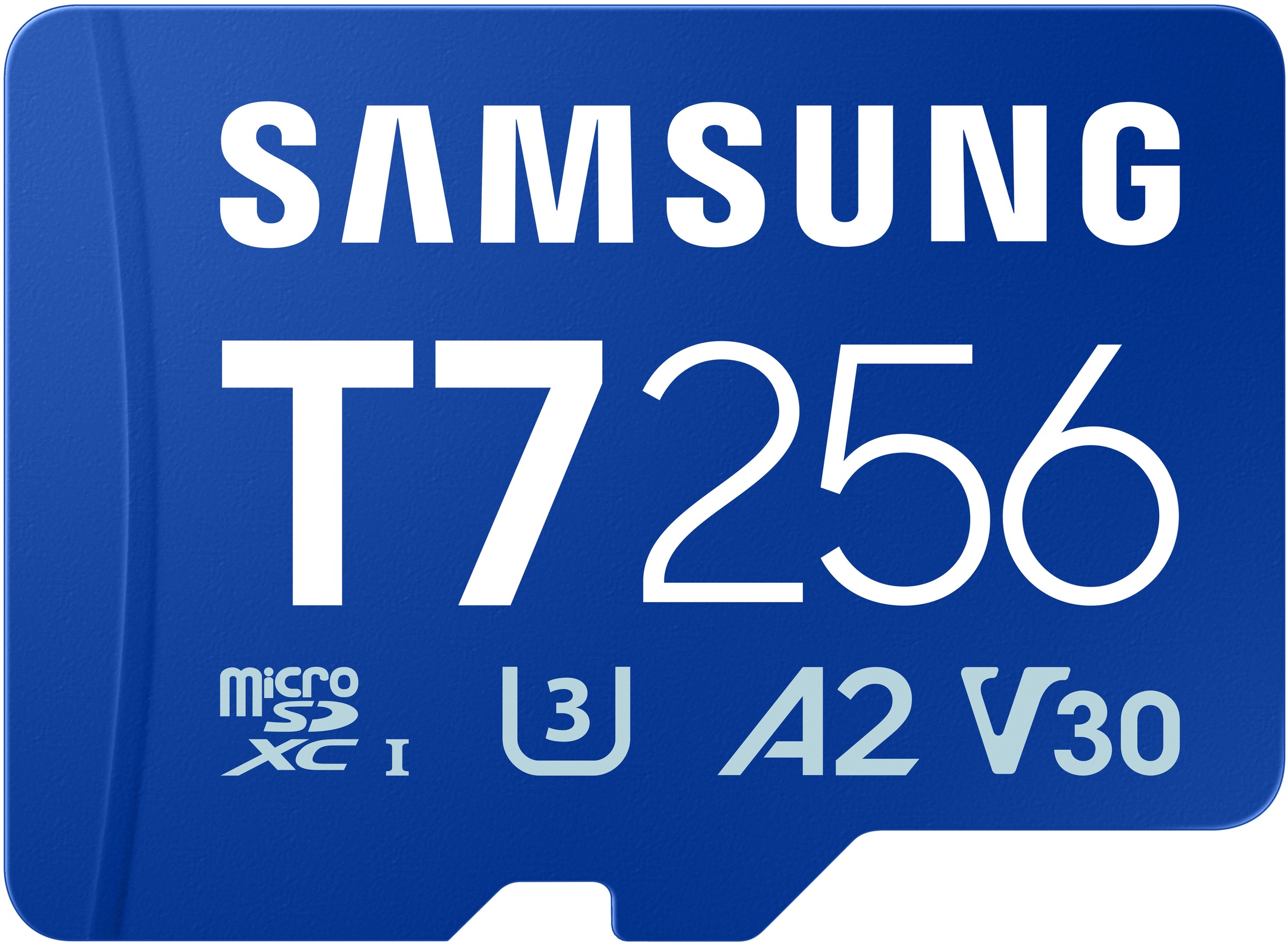 SAMSUNG Speicherkarte "T7", 256 GB, blau, Speicherkarten