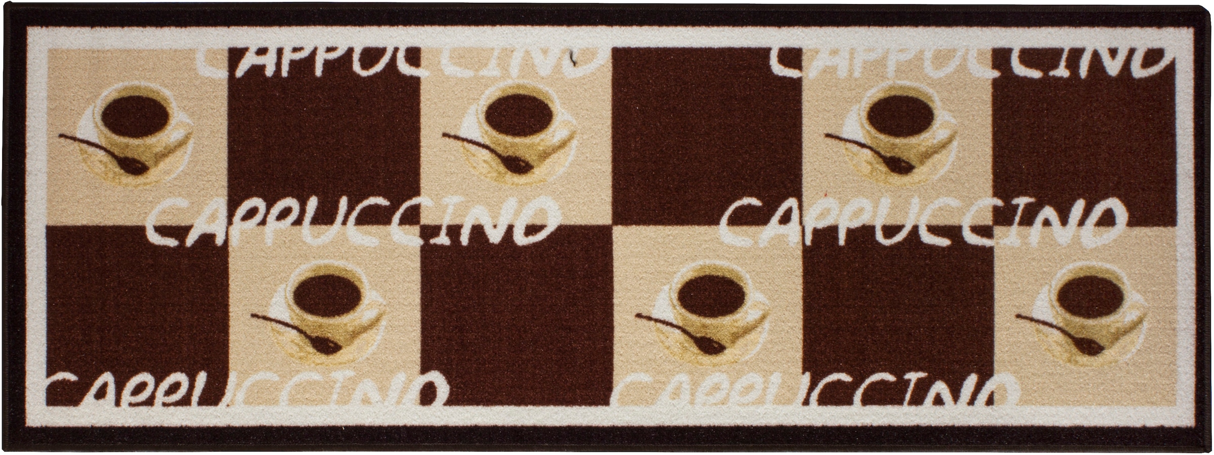 Andiamo Küchenläufer »Coffee«, rechteckig, 5 mm Höhe, Motiv Kaffee, mit Schriftzug, Küche