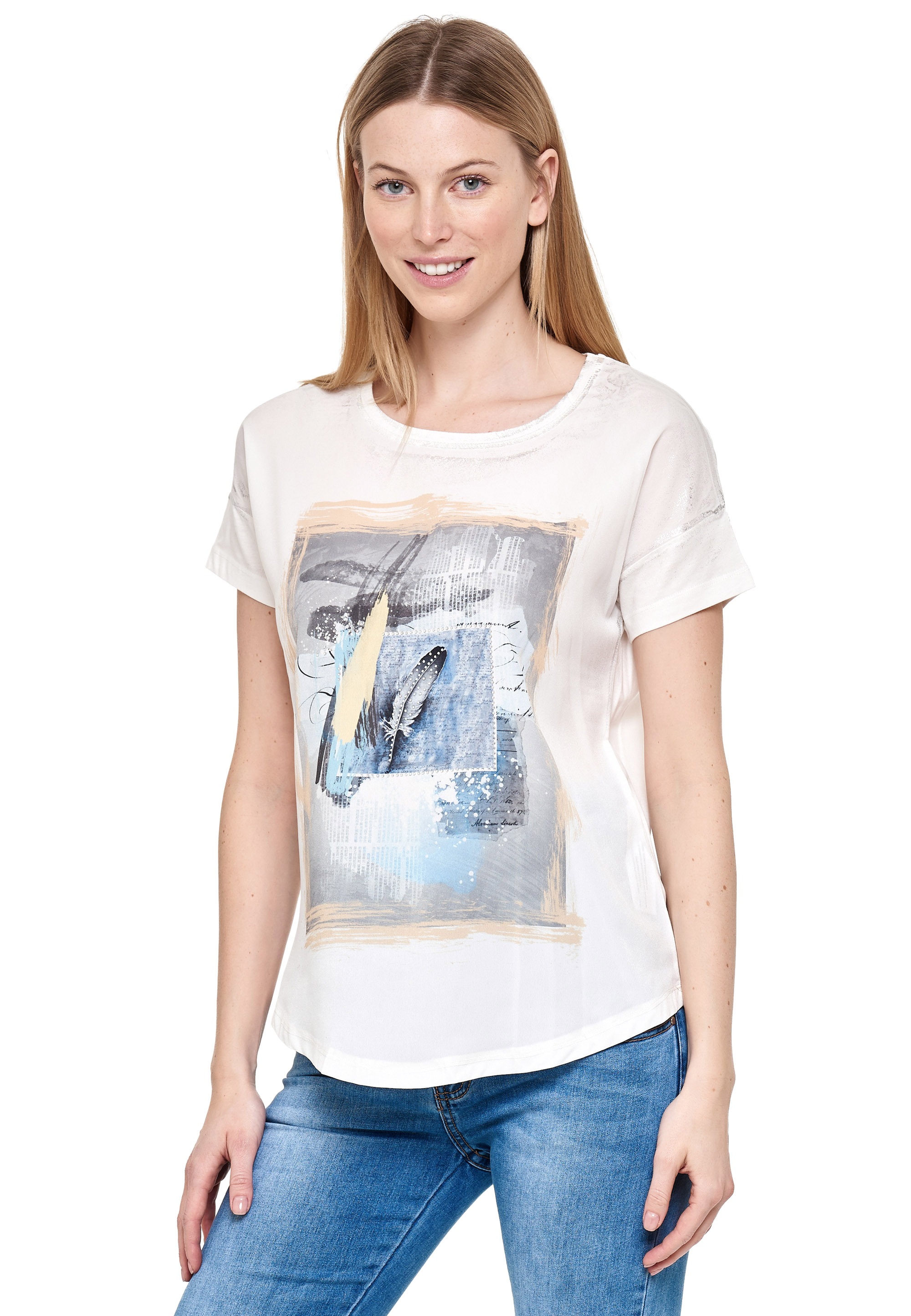 mit | Decay online Print modischem BAUR bestellen T-Shirt,