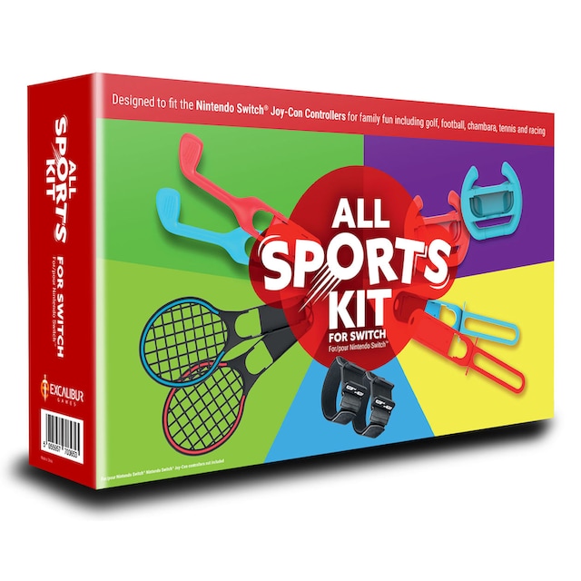 Switch-Controller »Switch Sports All Sports Kit (Bein- und Armriemen,  Golfschläger)«, (Set, 10 St.) | BAUR