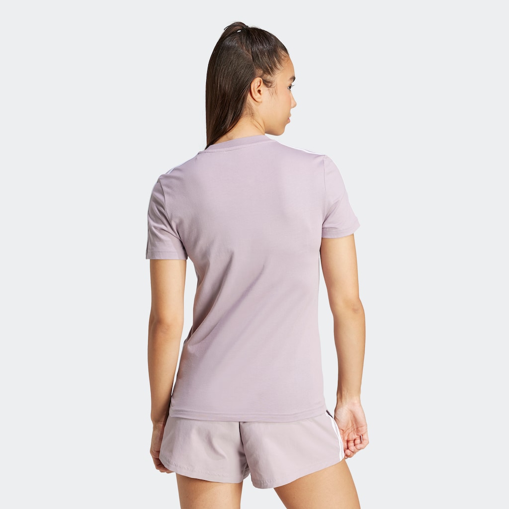 adidas Sportswear T-Shirt »LOUNGEWEAR ESSENTIALS SLIM 3-STREIFEN«