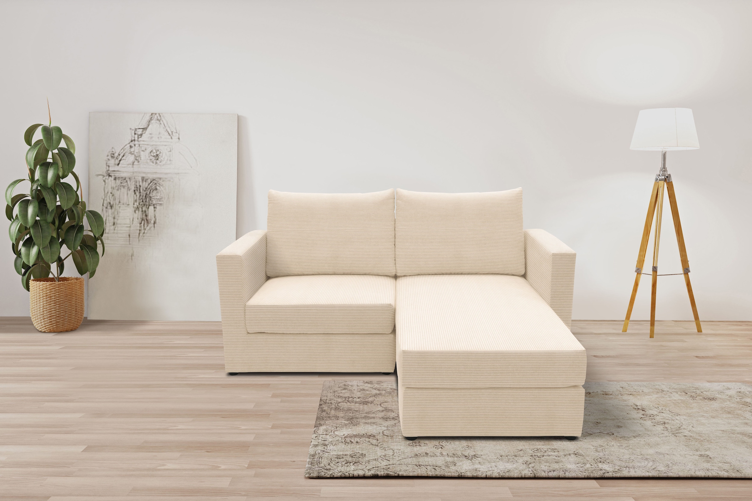 DOMO collection 2-Sitzer "Bibury smartes, modulares Ecksofa aus Sofa & Hock günstig online kaufen