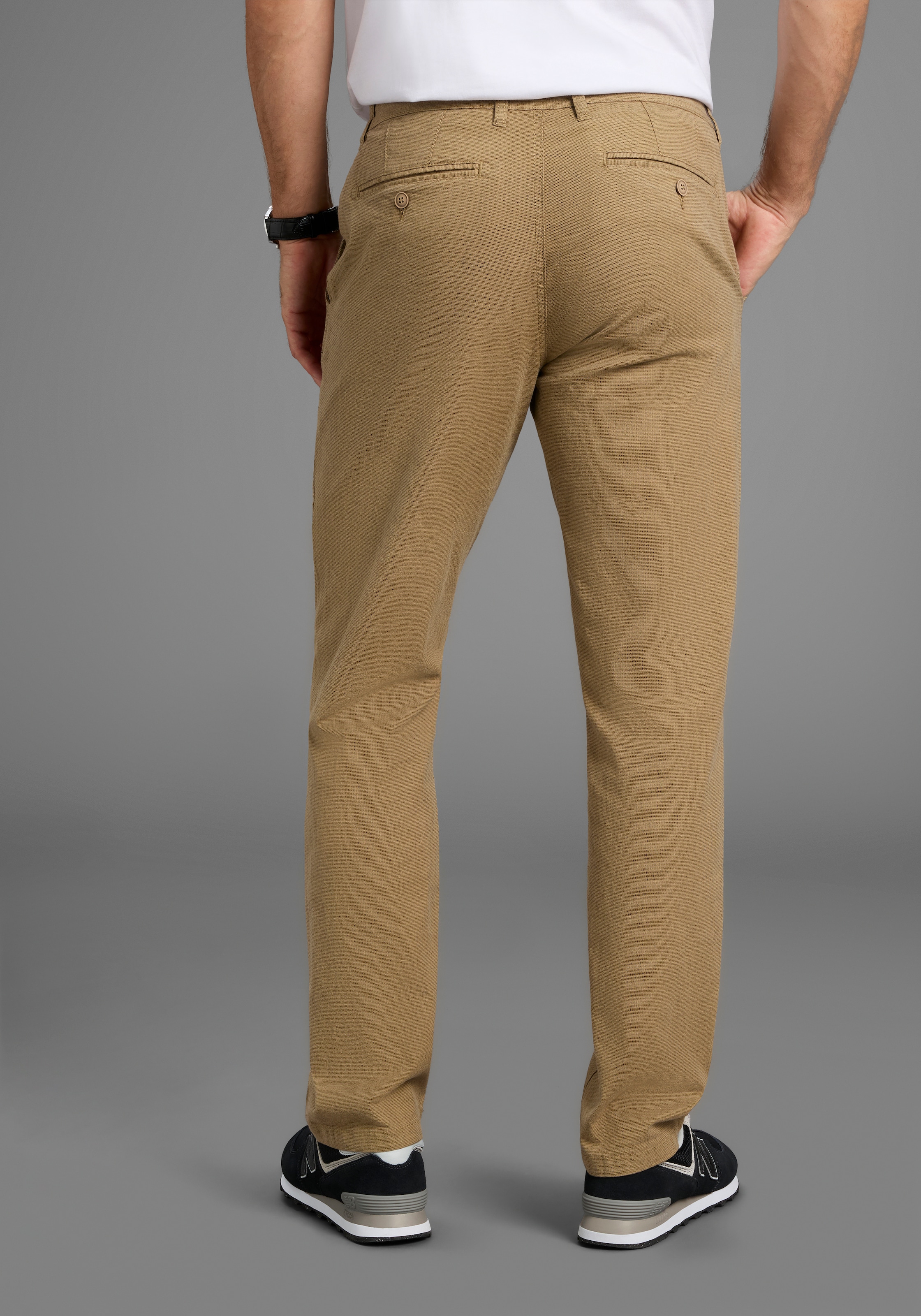 Mans World Chinohose leichte Struktur im Gewebe günstig online kaufen