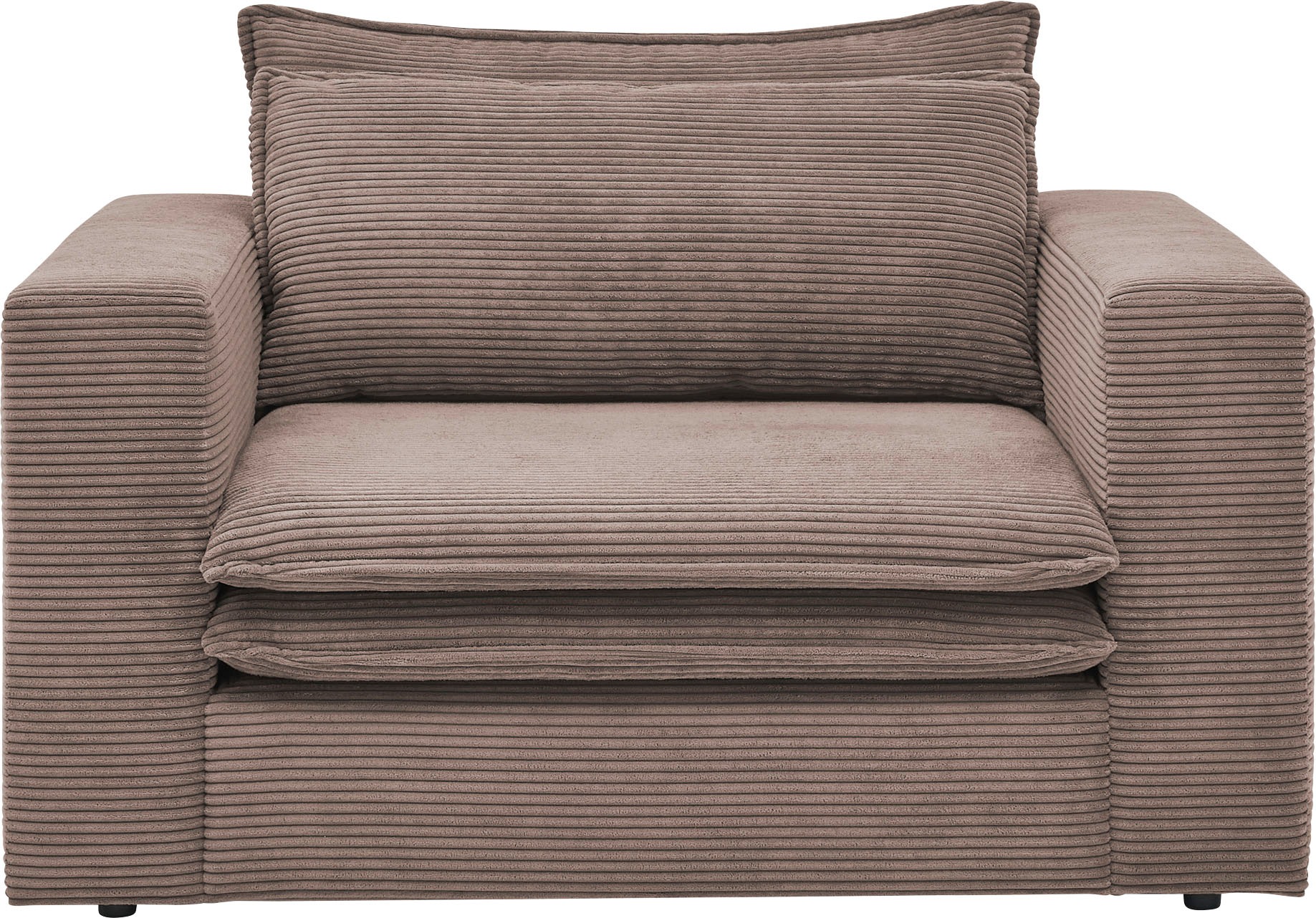 Places of Style Loveseat »PIAGGE«, Hochwertiger Cord, trendiger Loveseat