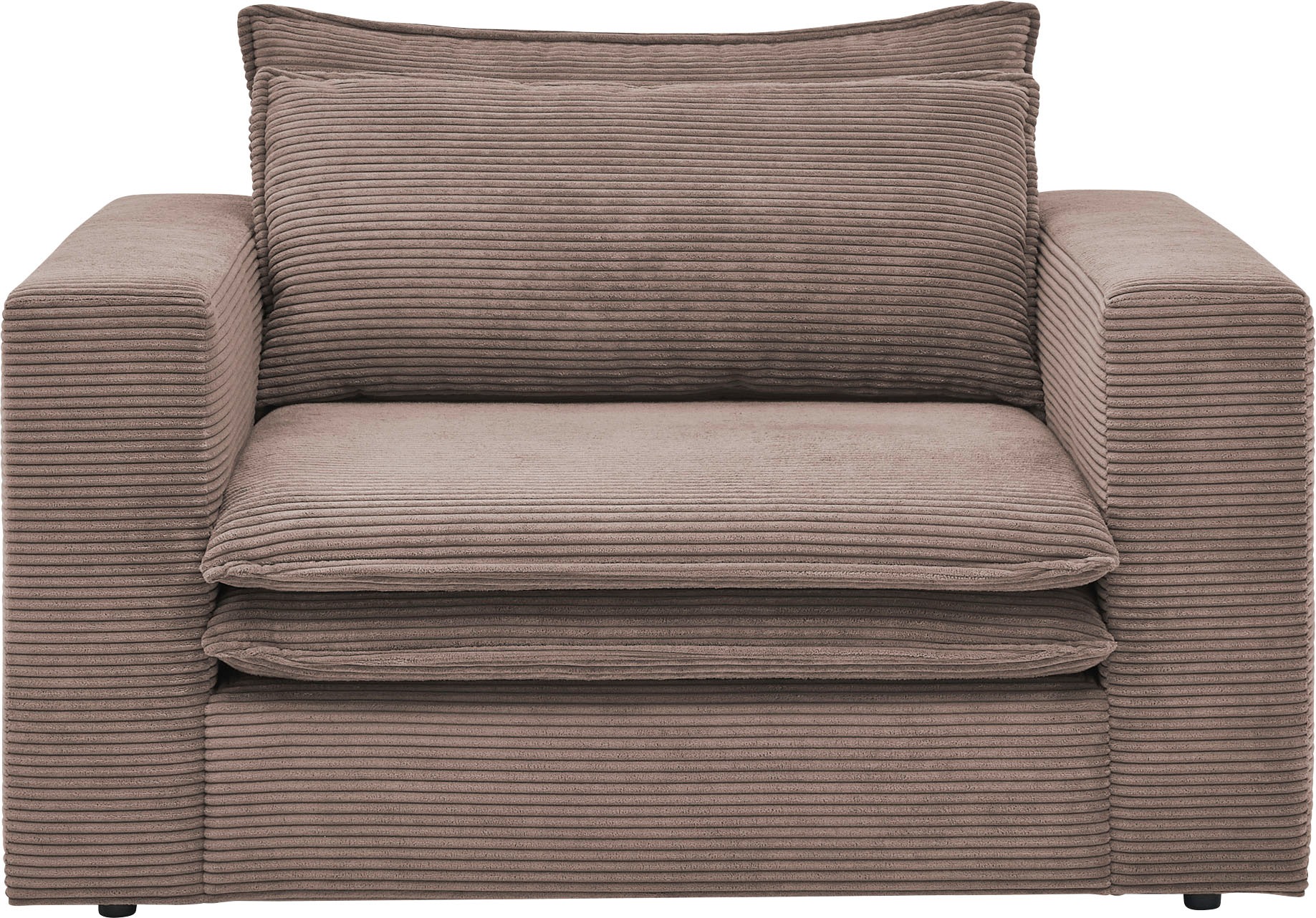 Home affaire Loveseat "PIAGGE" Hochwertiger Cord, trendiger Loveseat günstig online kaufen