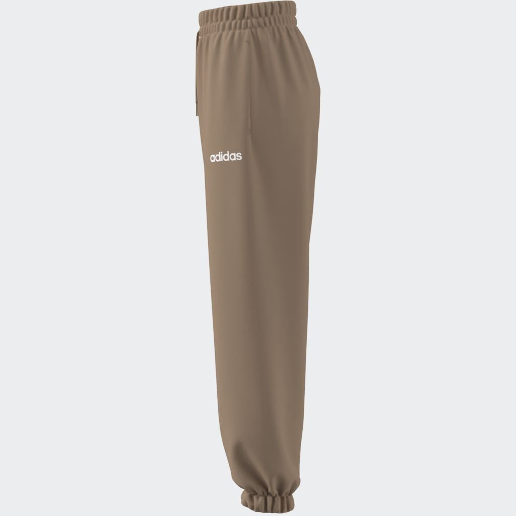 adidas Sportswear Sporthose »W LIN FT CF PT«, (1 tlg.), Locker geschnitten, hoher Bund, aus weichem French Terry