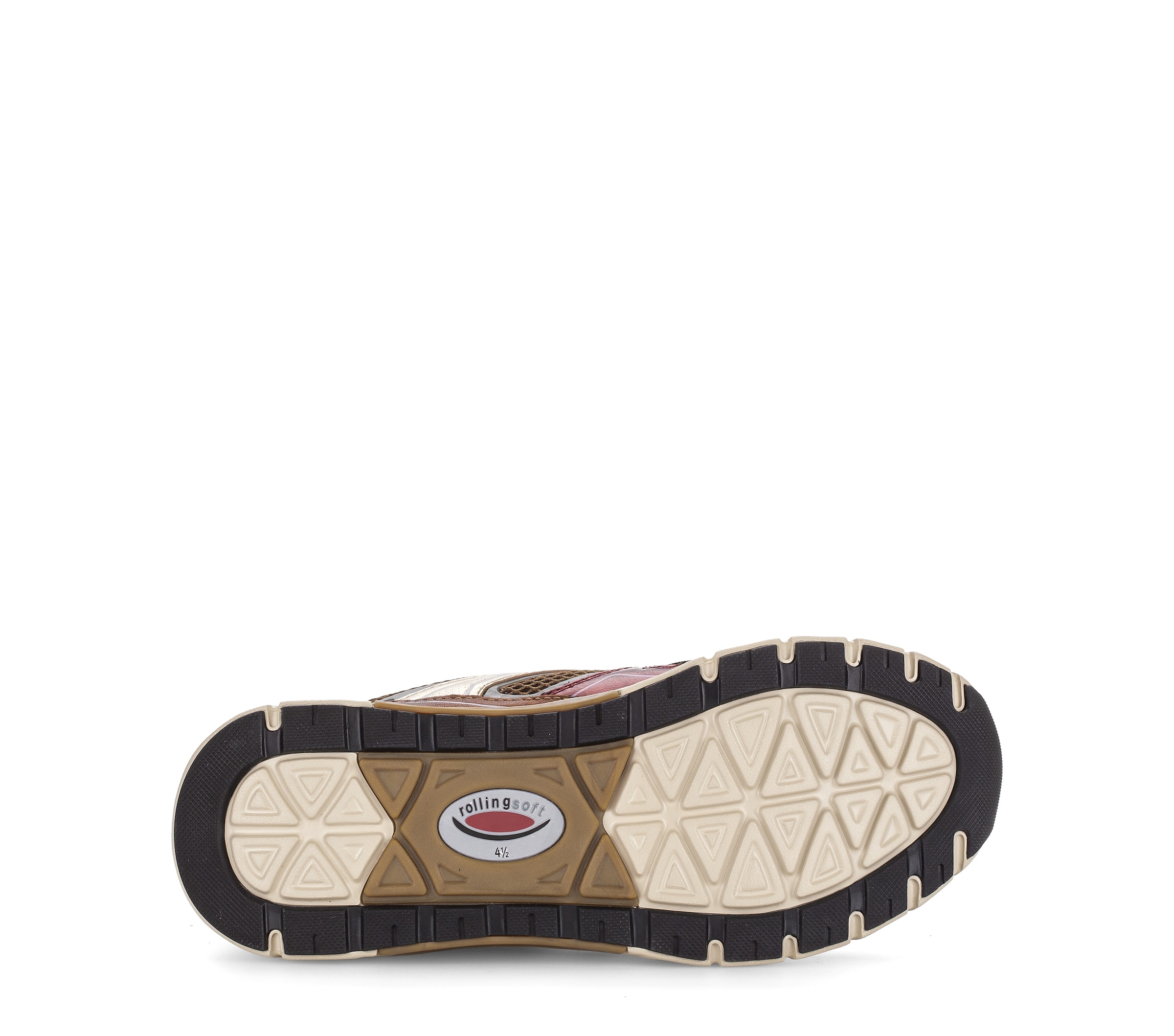 rollingsoft Keilsneaker  Schnürer, Halbschuh, Freizeitschuh mit modischen Besätzen, G-Weite