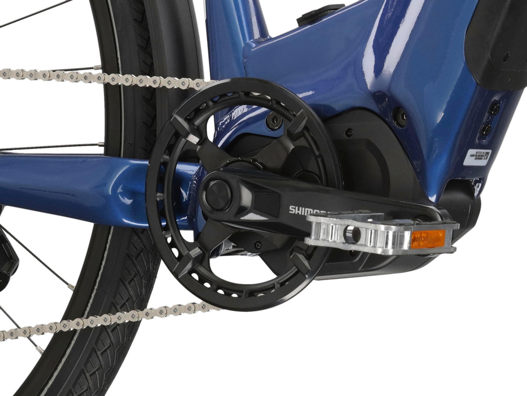 Kross E-Bike »E-Trekkingrad Trans Hybrid LS 3.0 28 Zoll blau«, 8 Gang, Shimano, Acera T3000, Mittelmotor 250 W