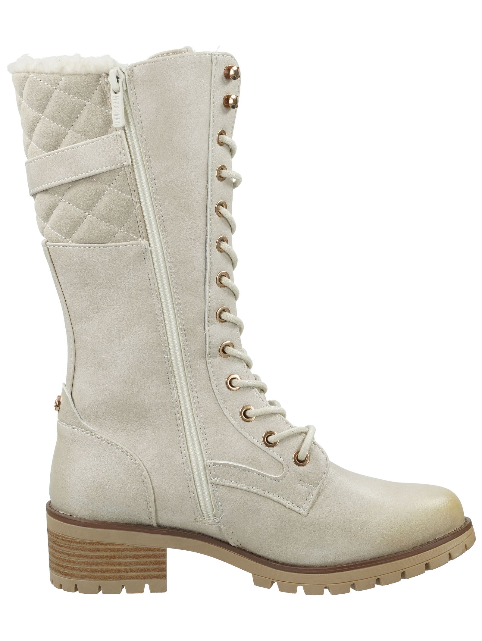 Mustang Shoes Schnürstiefelette »Mustang Shoes Stiefel Lederimitat«