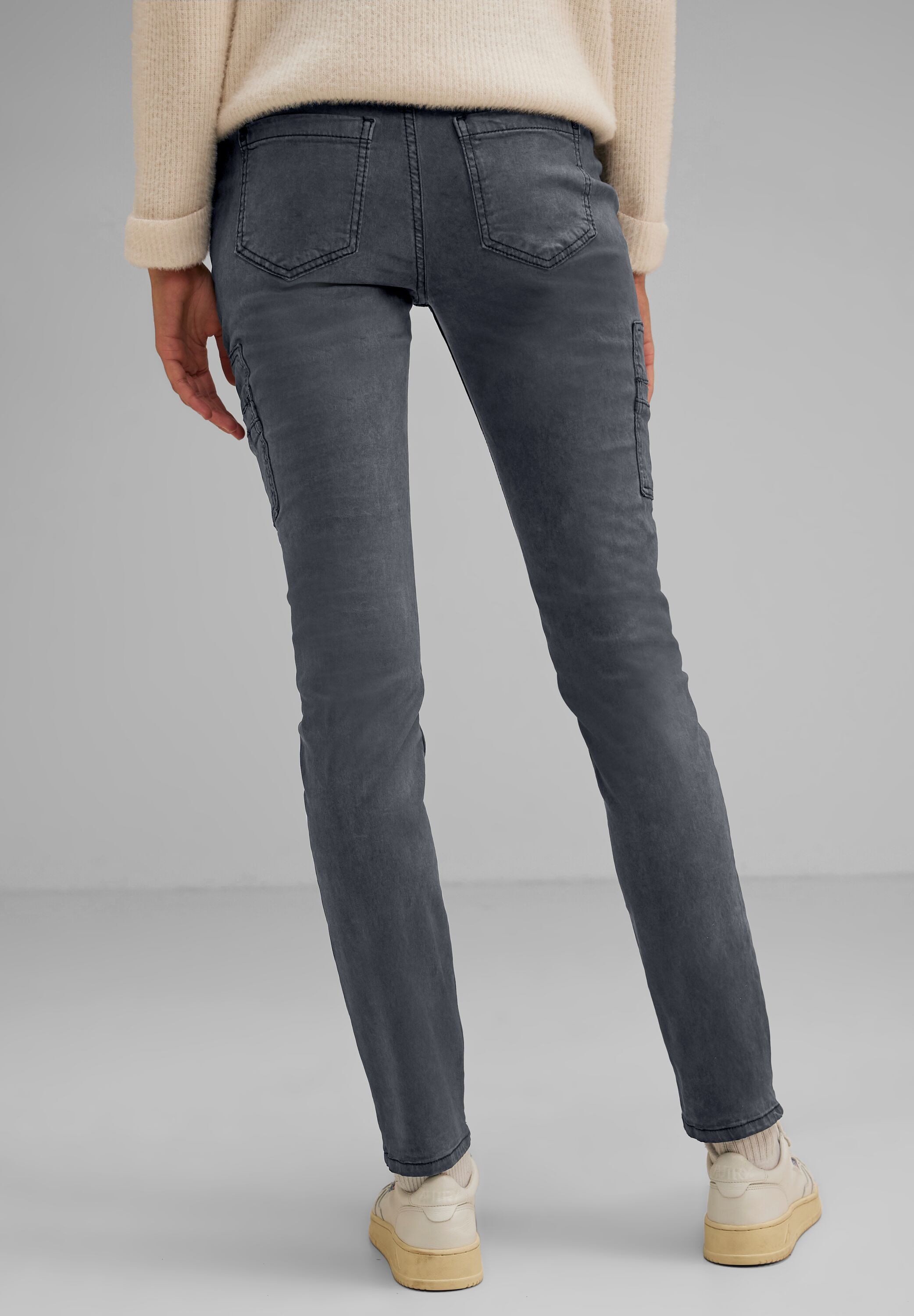 STREET ONE Gerade Jeans, High Waist