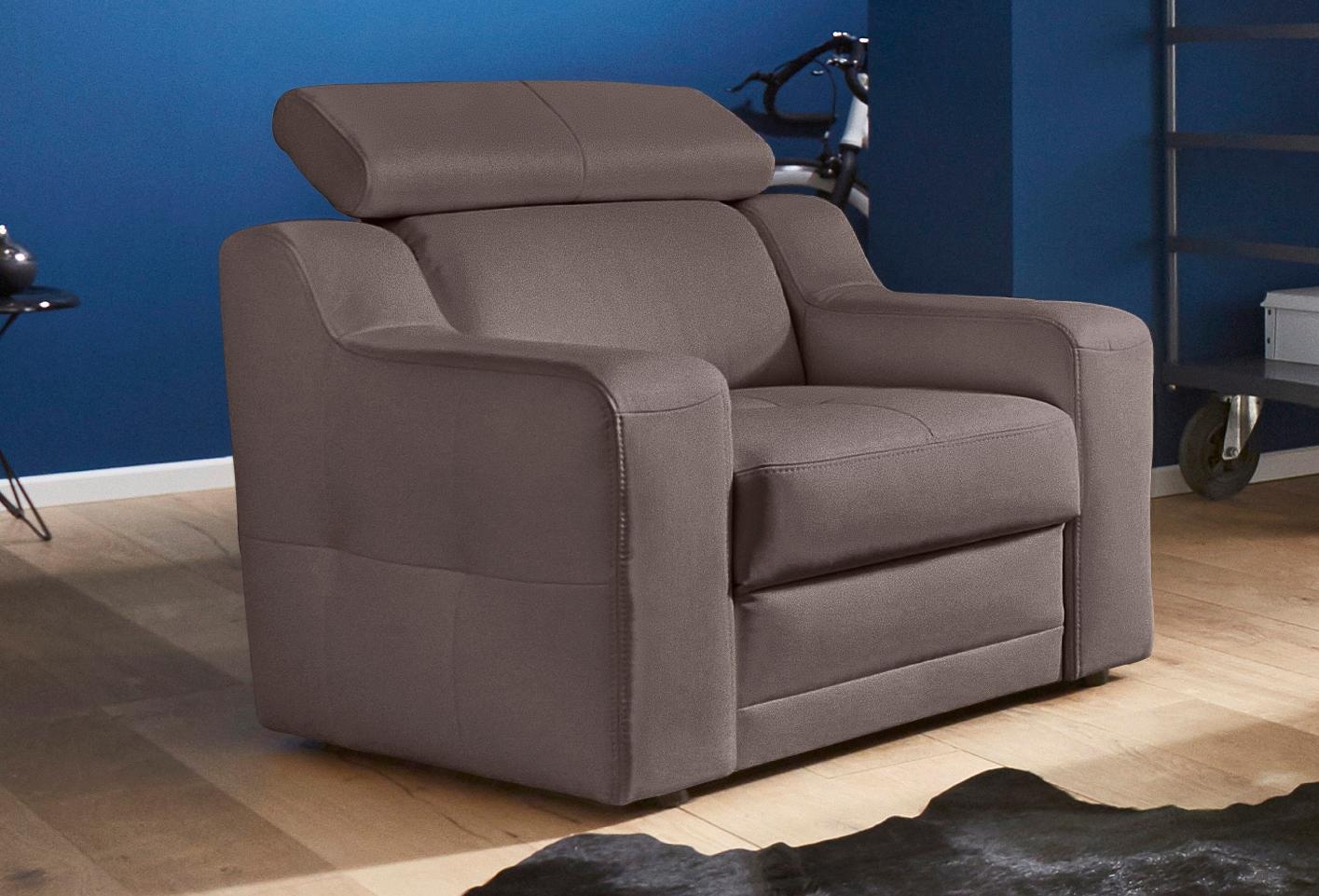 exxpo - sofa fashion Sessel »Lotos, Loungesessel«, mit Kopf- bzw. Rückenteilverstellung