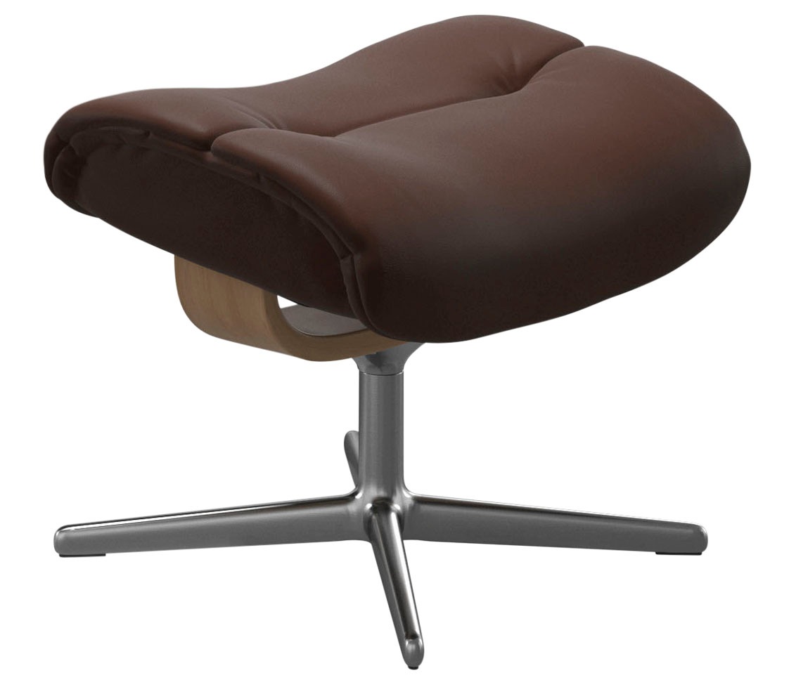 Stressless® Fußhocker »Sunrise«, mit Cross Base, Größe S, M & L, Holzakzent Eiche