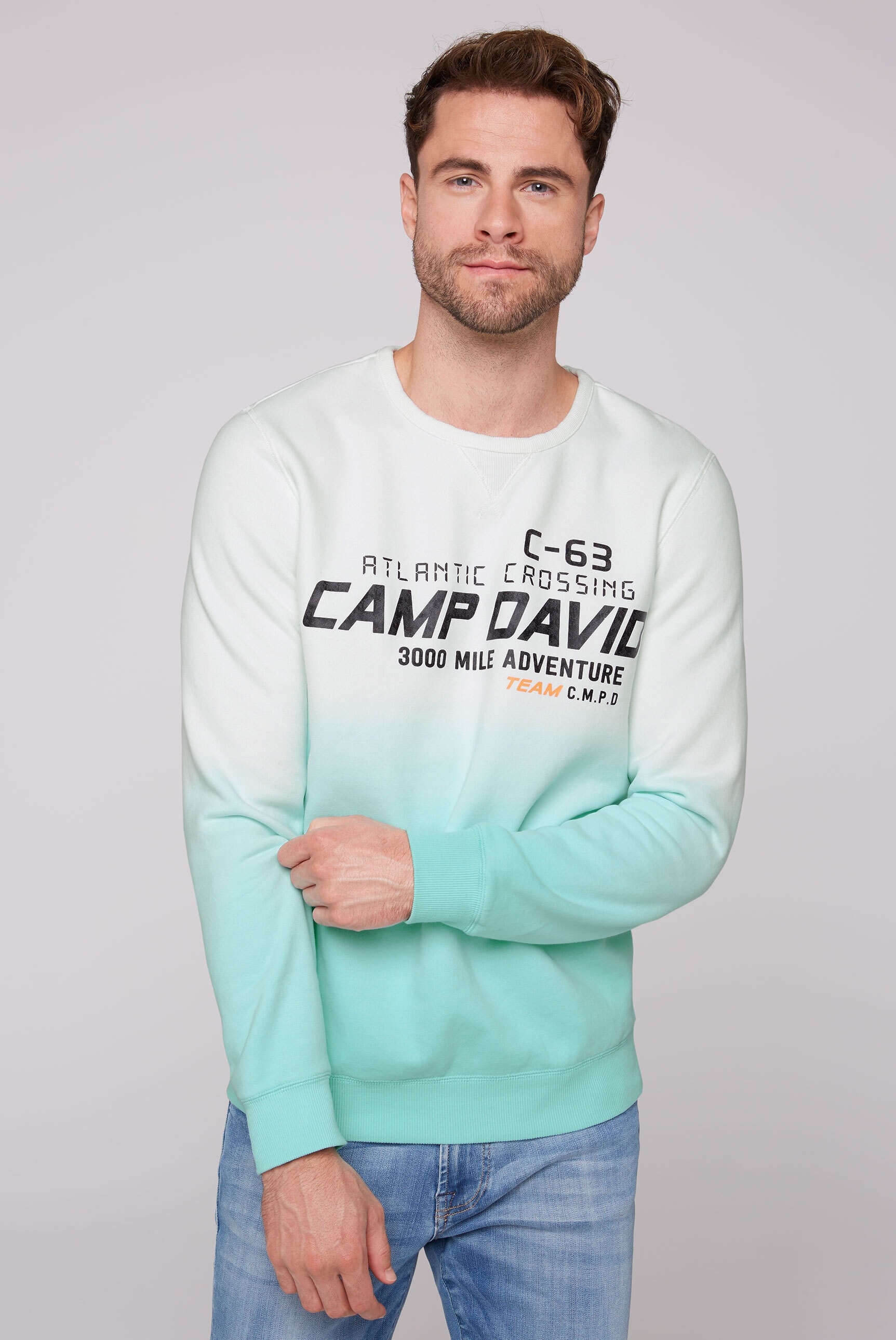 CAMP DAVID Sweater, mit Farbverlauf