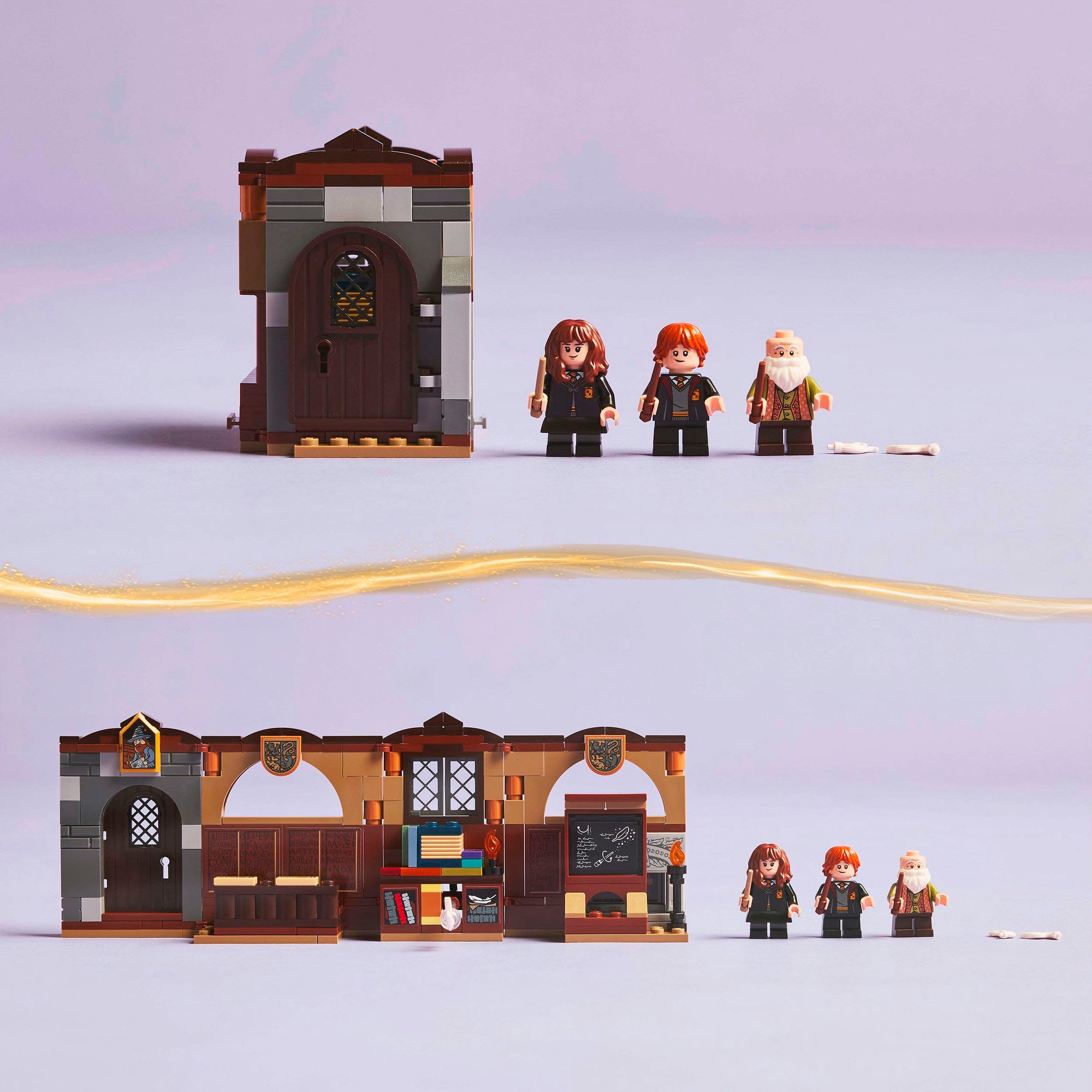 LEGO® Konstruktionsspielsteine »Schloss Hogwarts™: Zauberkunstunterricht (76442), LEGO Harry Potter™«, (204 St.), Made in Europe