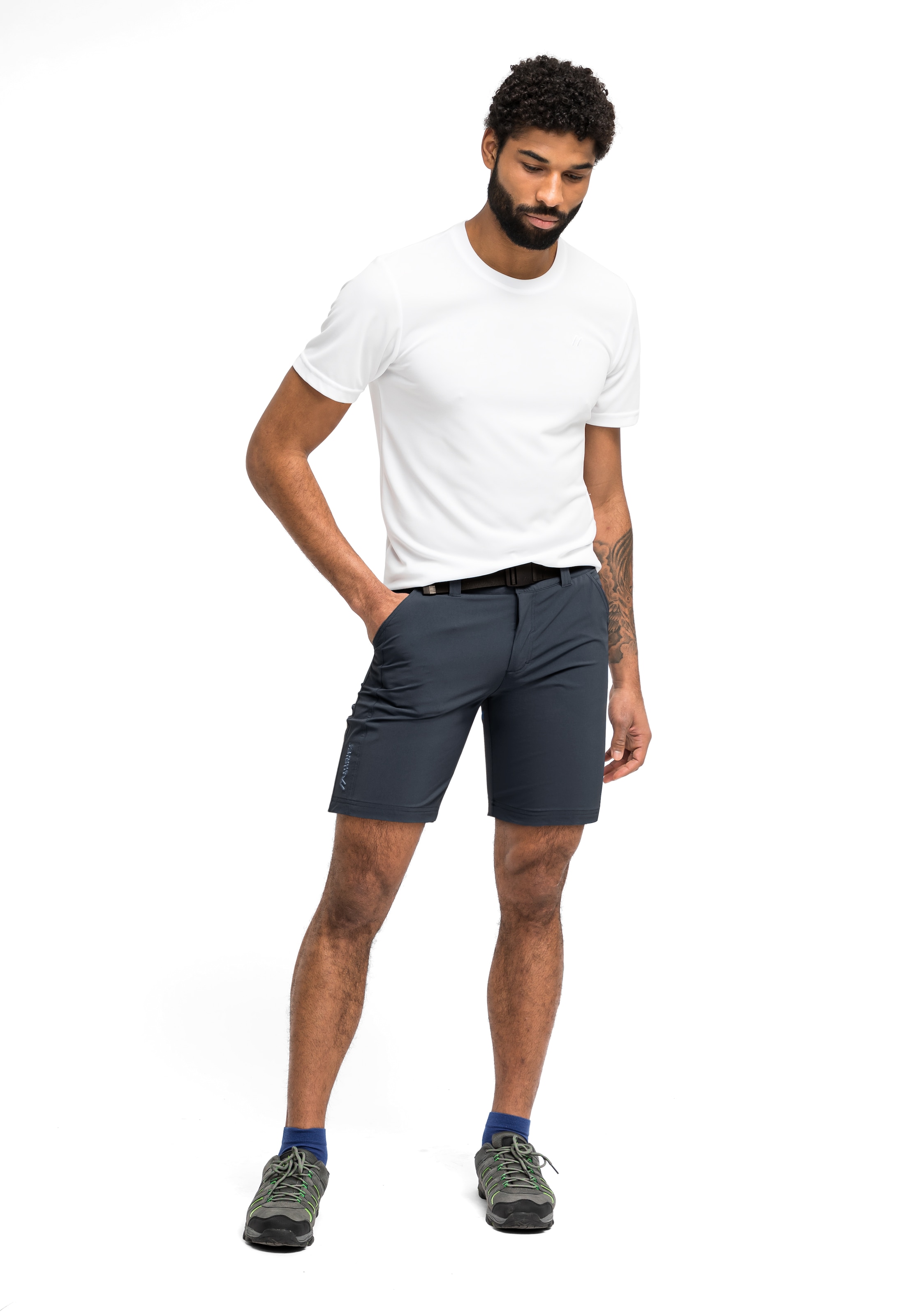 Maier Sports Funktionsshorts »Nil Short M«, Herren Shorts, kurze Wanderhose, Outdoorhose 4 Taschen, Regular Fit