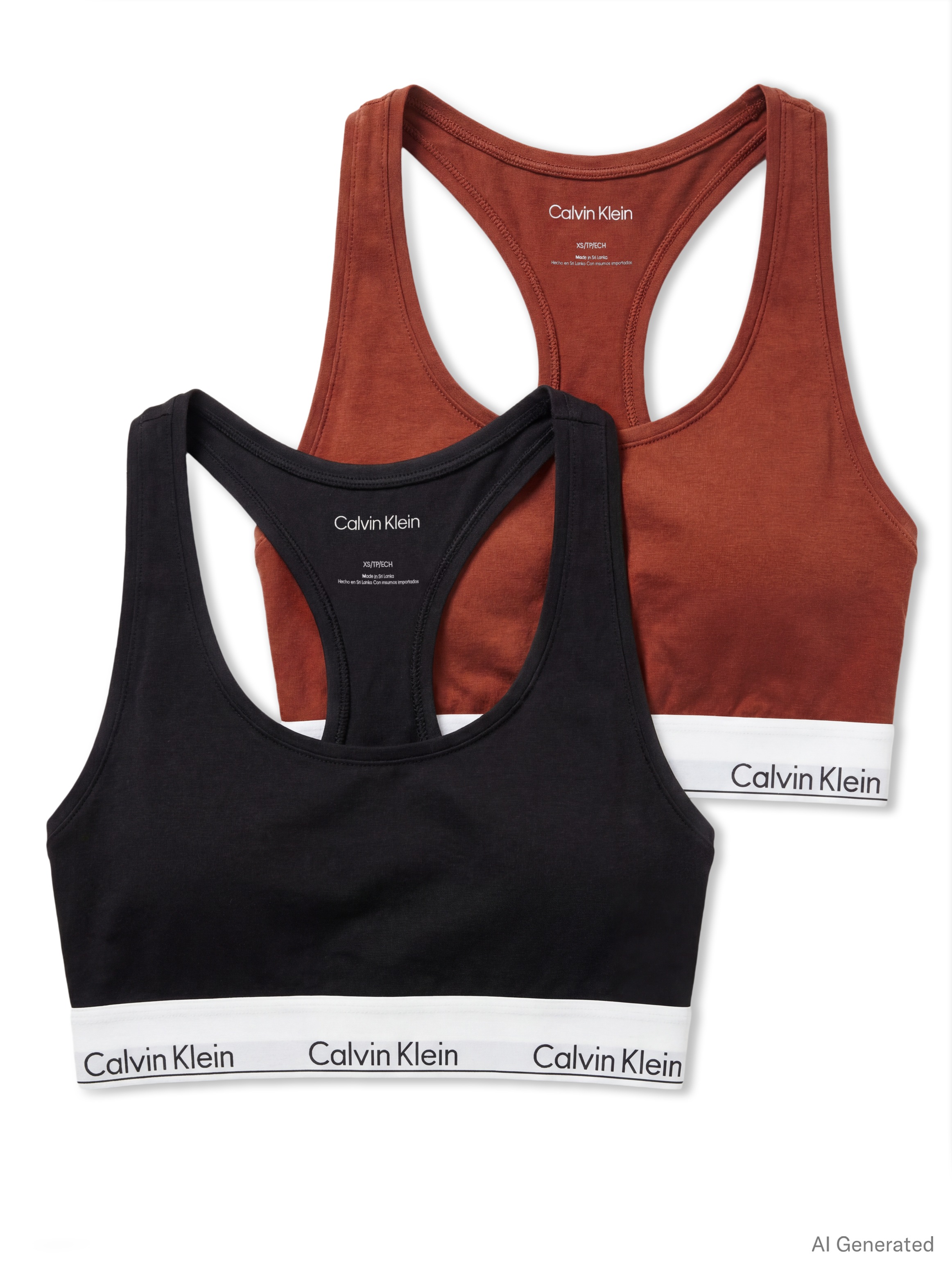 Calvin Klein Underwear Bralette »BRALETTE 2PK« Packung, 2er-Pack,  Körpernahe Passform mit elastischem Bund