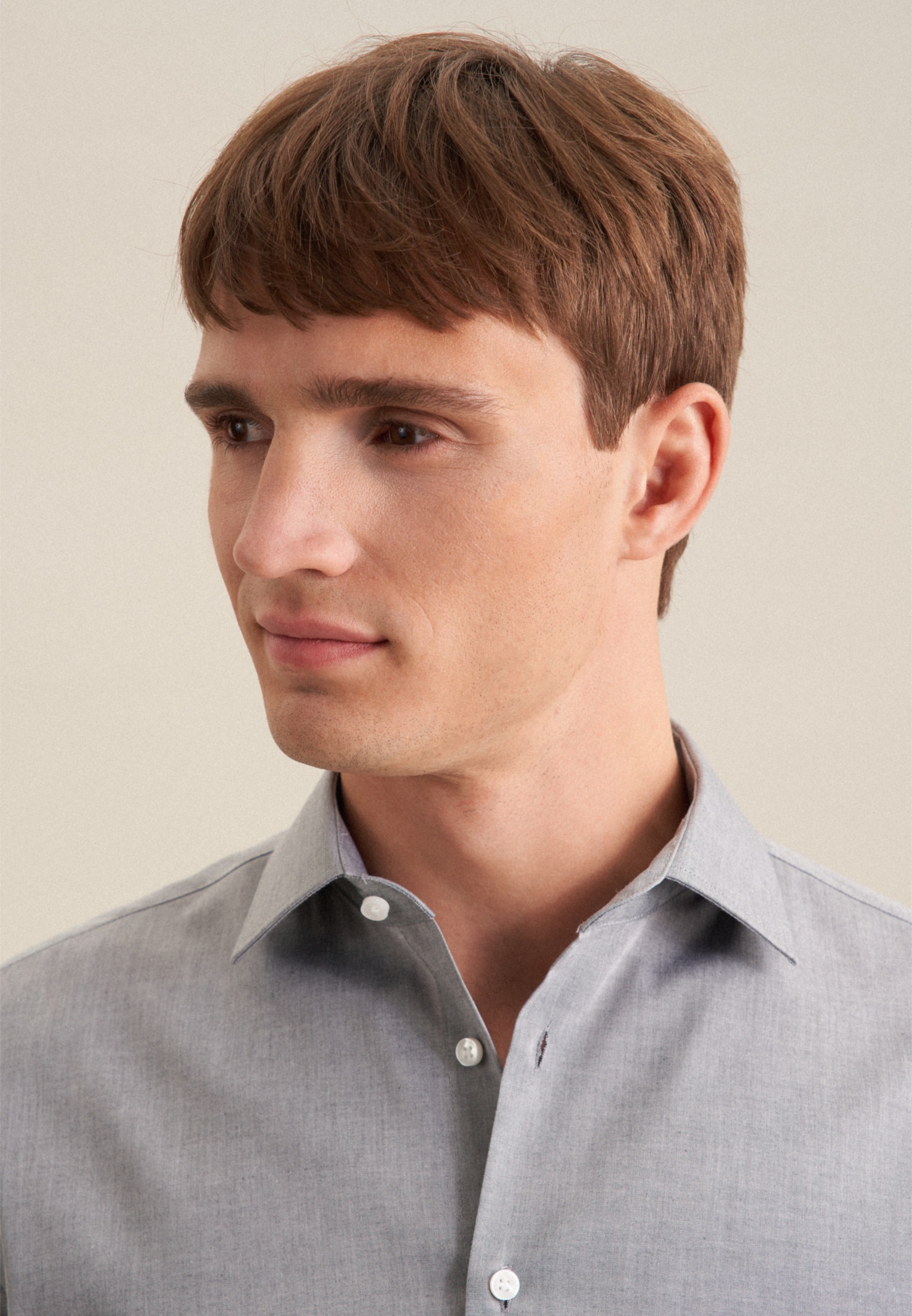 Thumbnail - seidensticker Businesshemd "Schwarze Rose" Slim 1/1 Kentkragen Uni