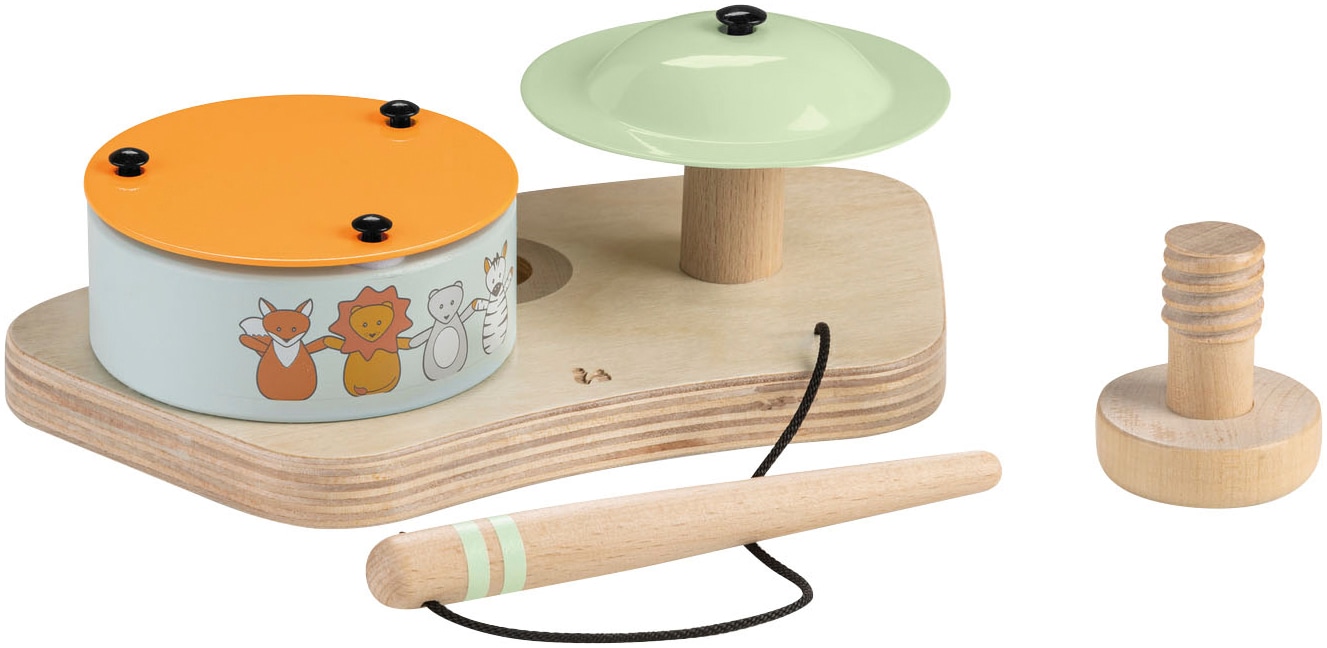 Spielzeug-Musikinstrument »Play Drums S, hauck Animals«, für Hauck Play Tray; FSC® -...