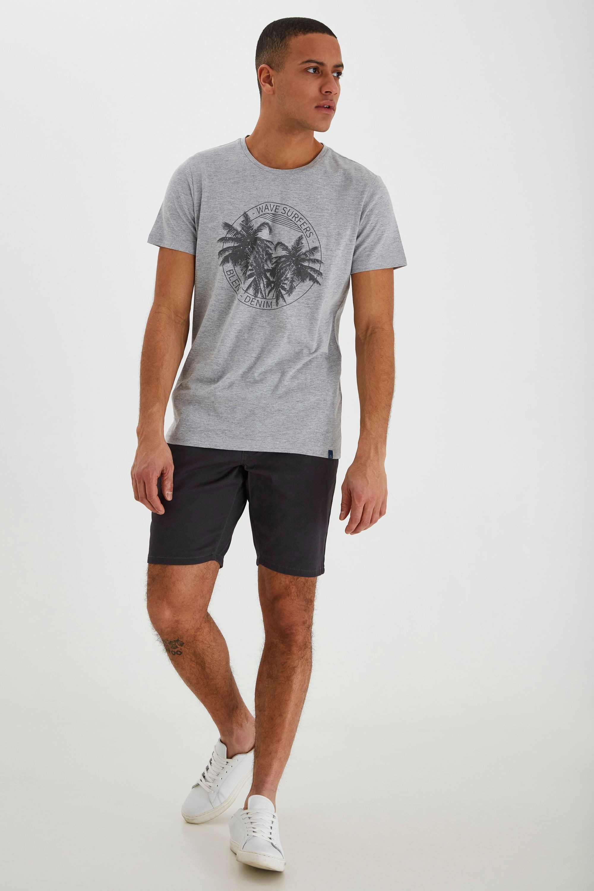 BLEND Chino Shorts Men Grey XL 2