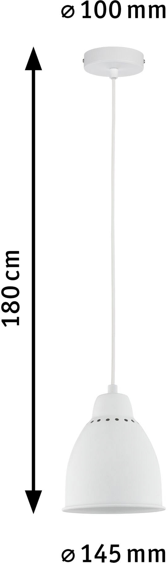 Paulmann Pendelleuchte »Hilla« E27 1 Stk. E27