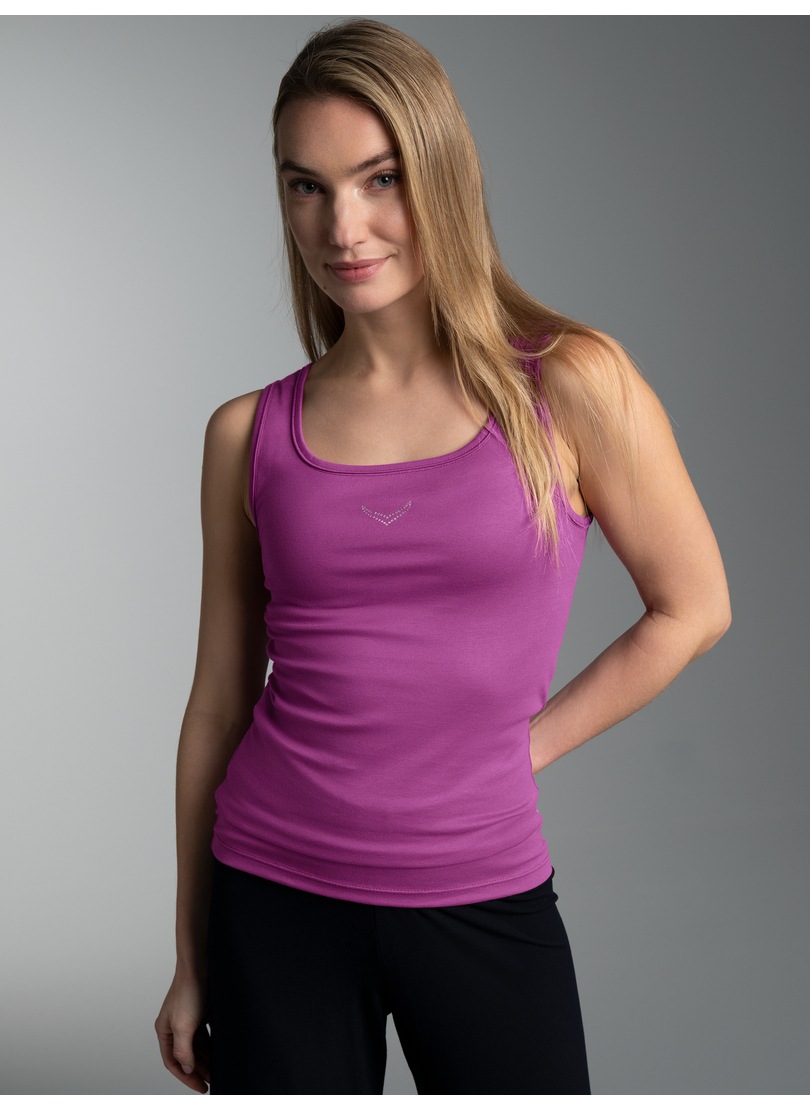 Thumbnail - Trigema Tanktop "TRIGEMA Trägershirt mit Kristallsteinen" 1