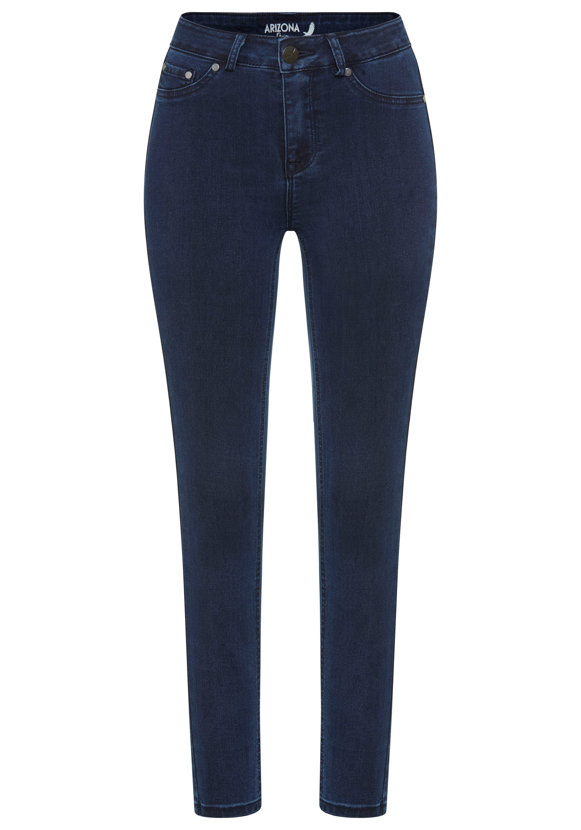 Arizona Skinny-fit-Jeans »Ultra Stretch«, extra-eng geschnittene Beinform, modische Used-Waschung